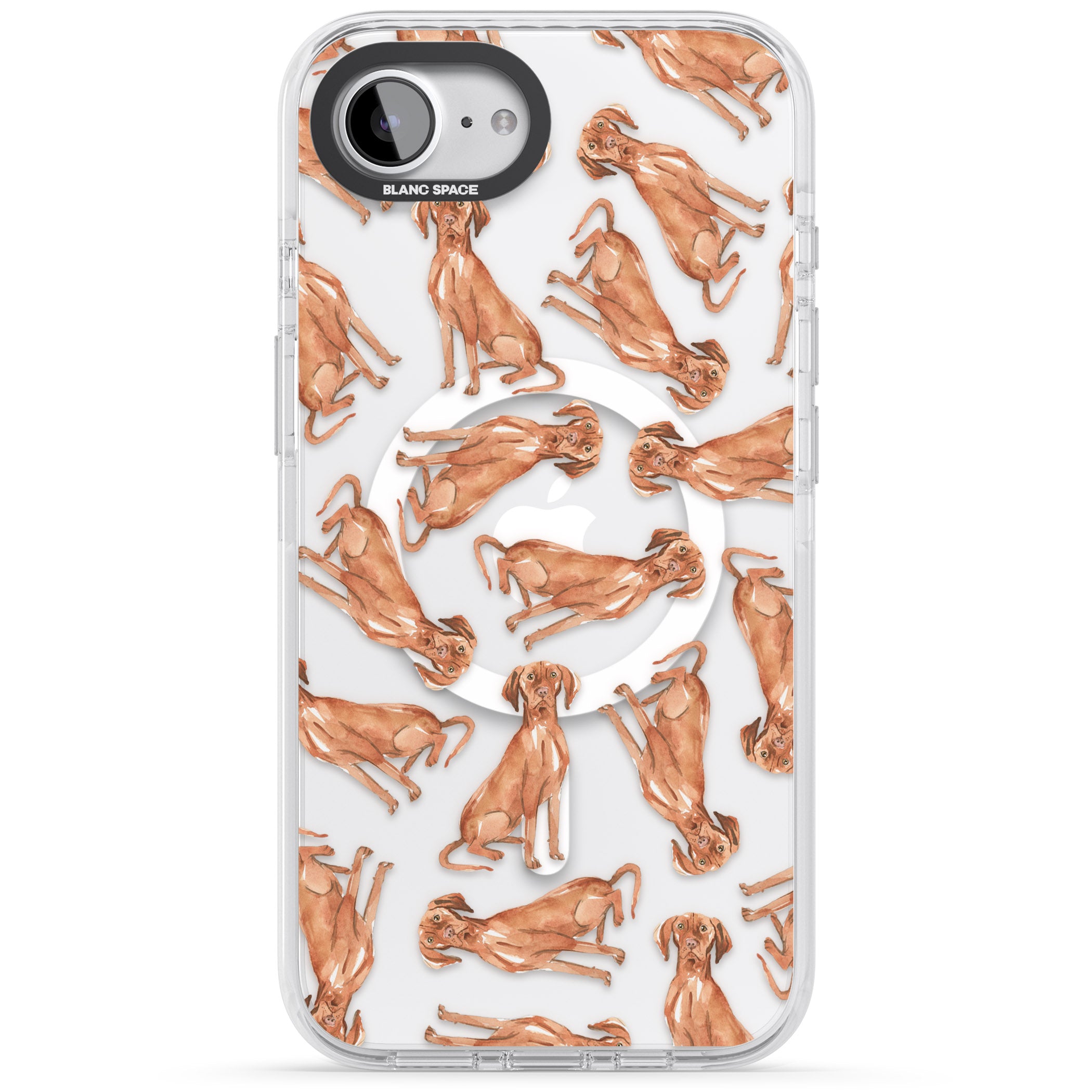 Hungarian Vizsla Watercolor Pattern