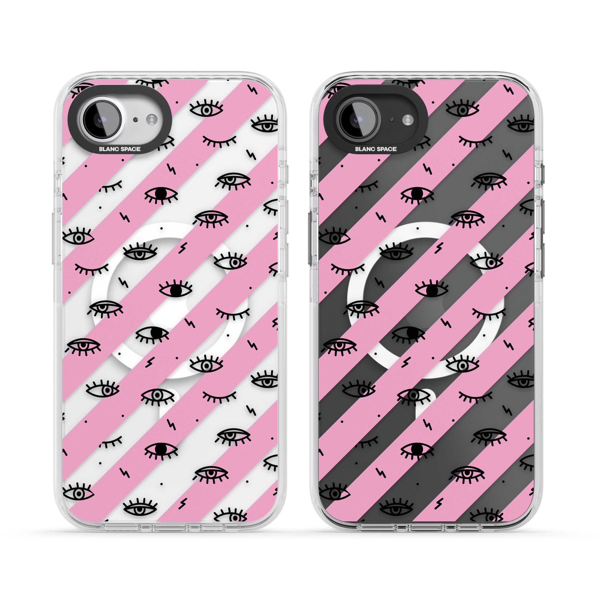 Pink Stripe Eyes