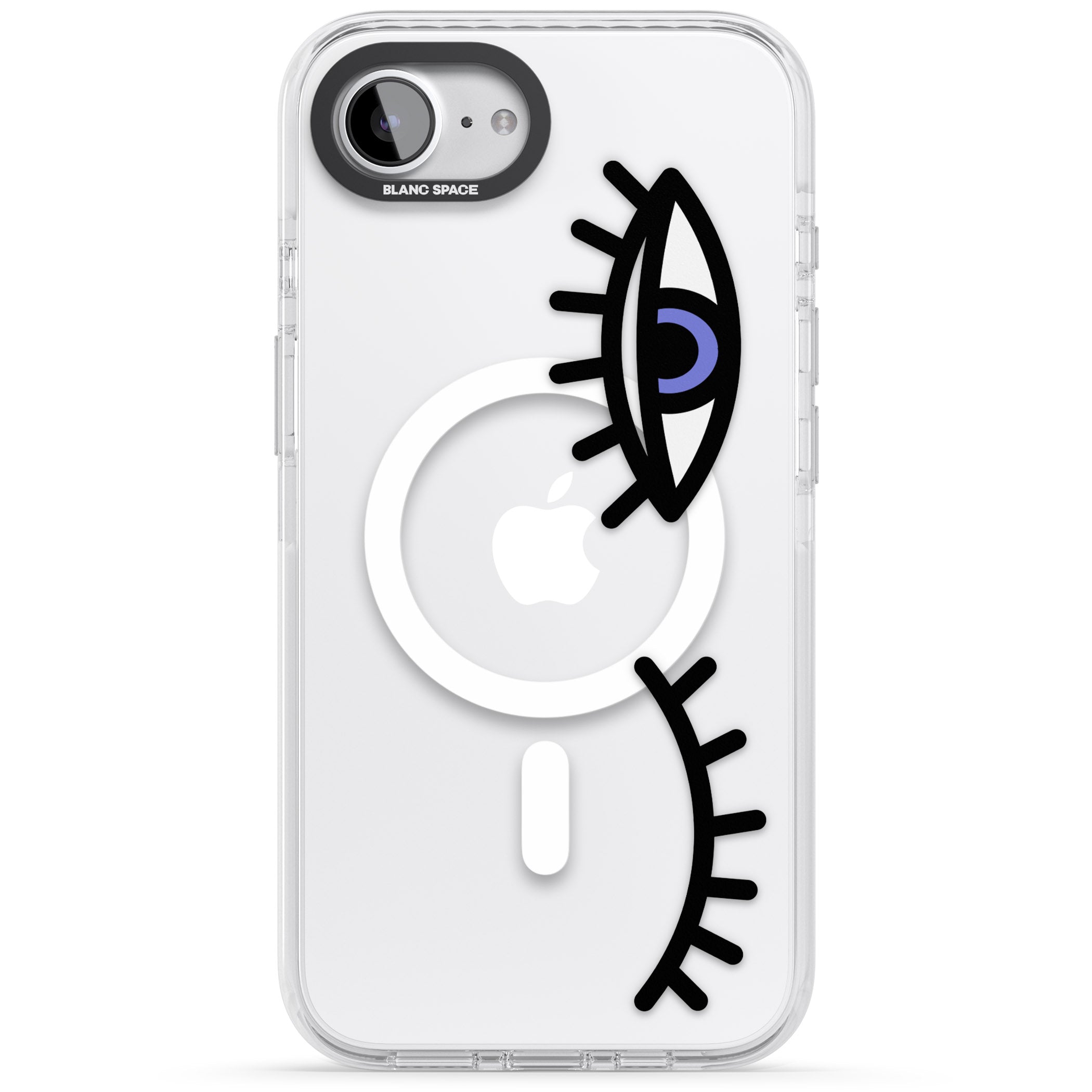 Winking Eyes Transparent Pattern