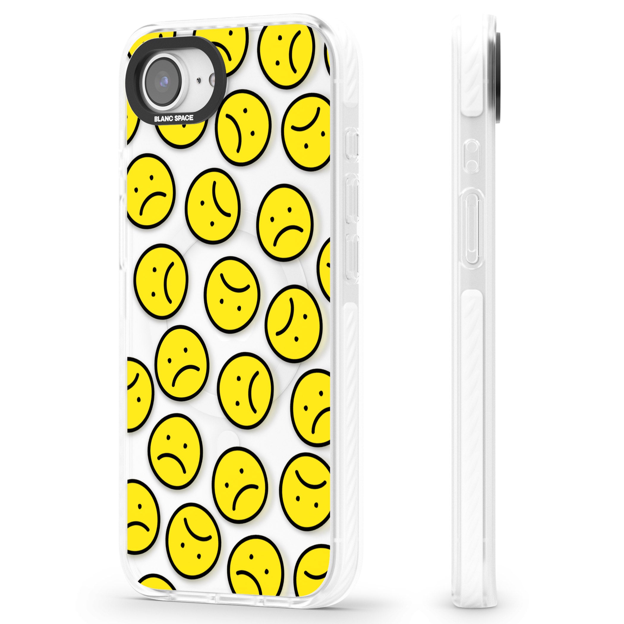 Sad Face Clear Pattern