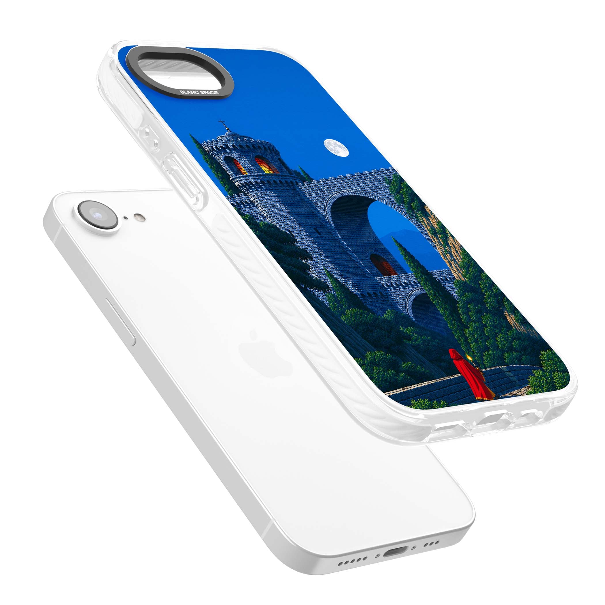 Castle Walls art iPhone case | Impact Magsafe case for iPhone 16e, iPhone 17e