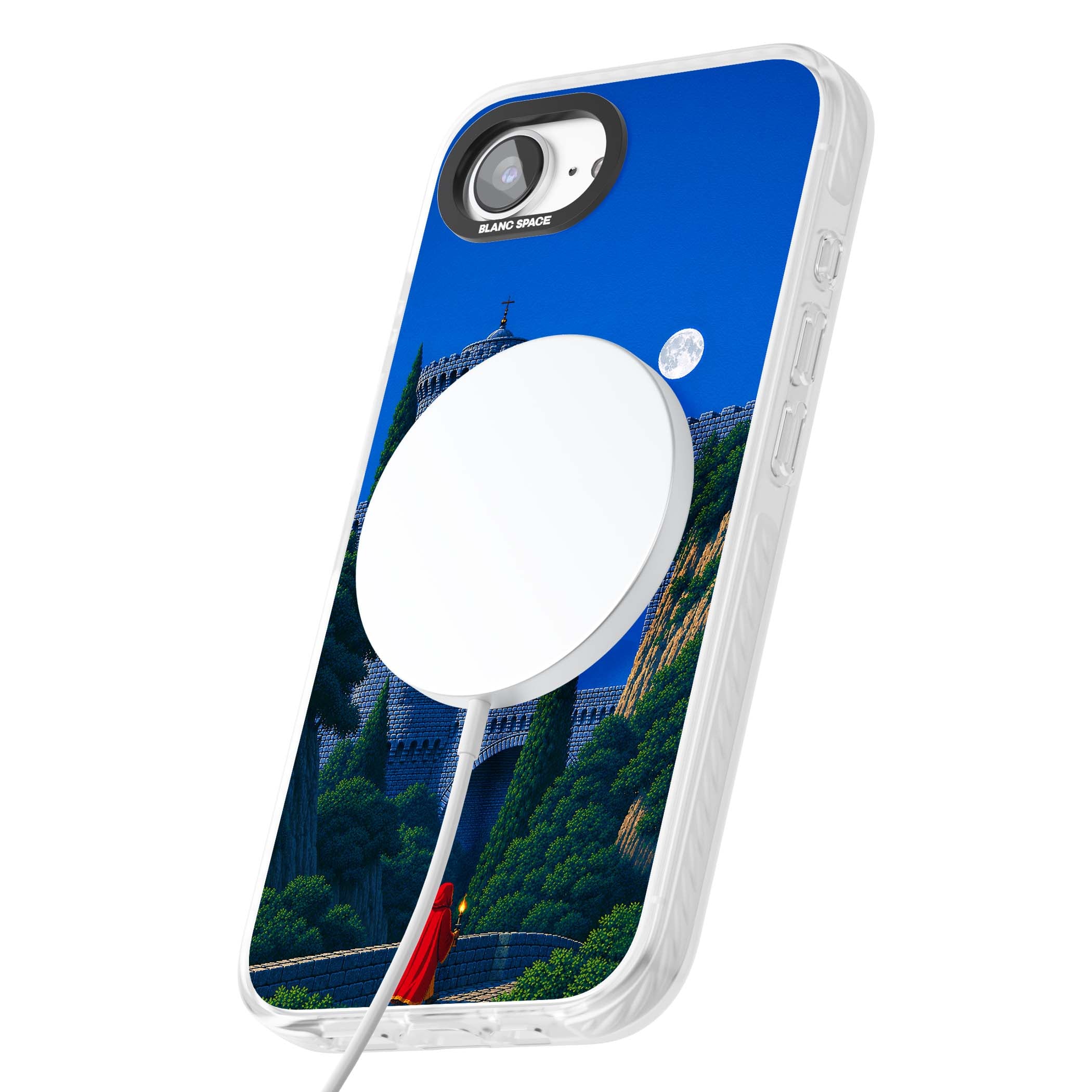 Castle Walls art iPhone case | Impact Magsafe case for iPhone 16e, iPhone 17e