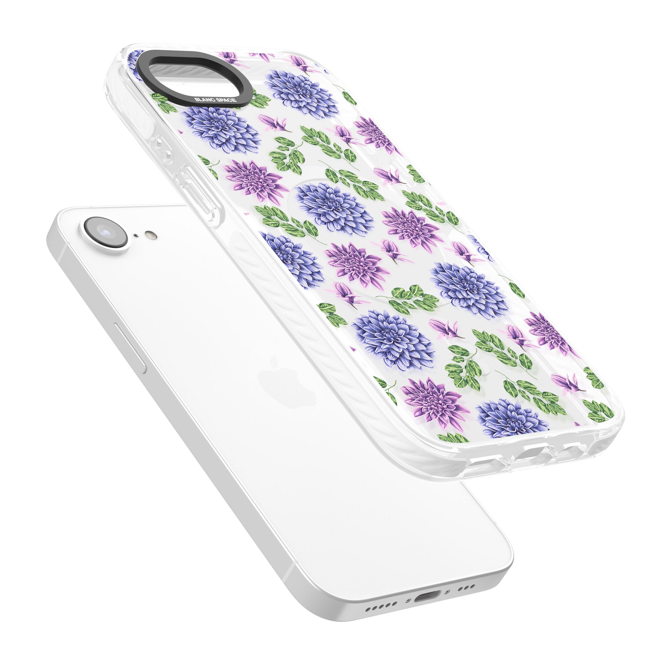 Purple Dahlias Floral