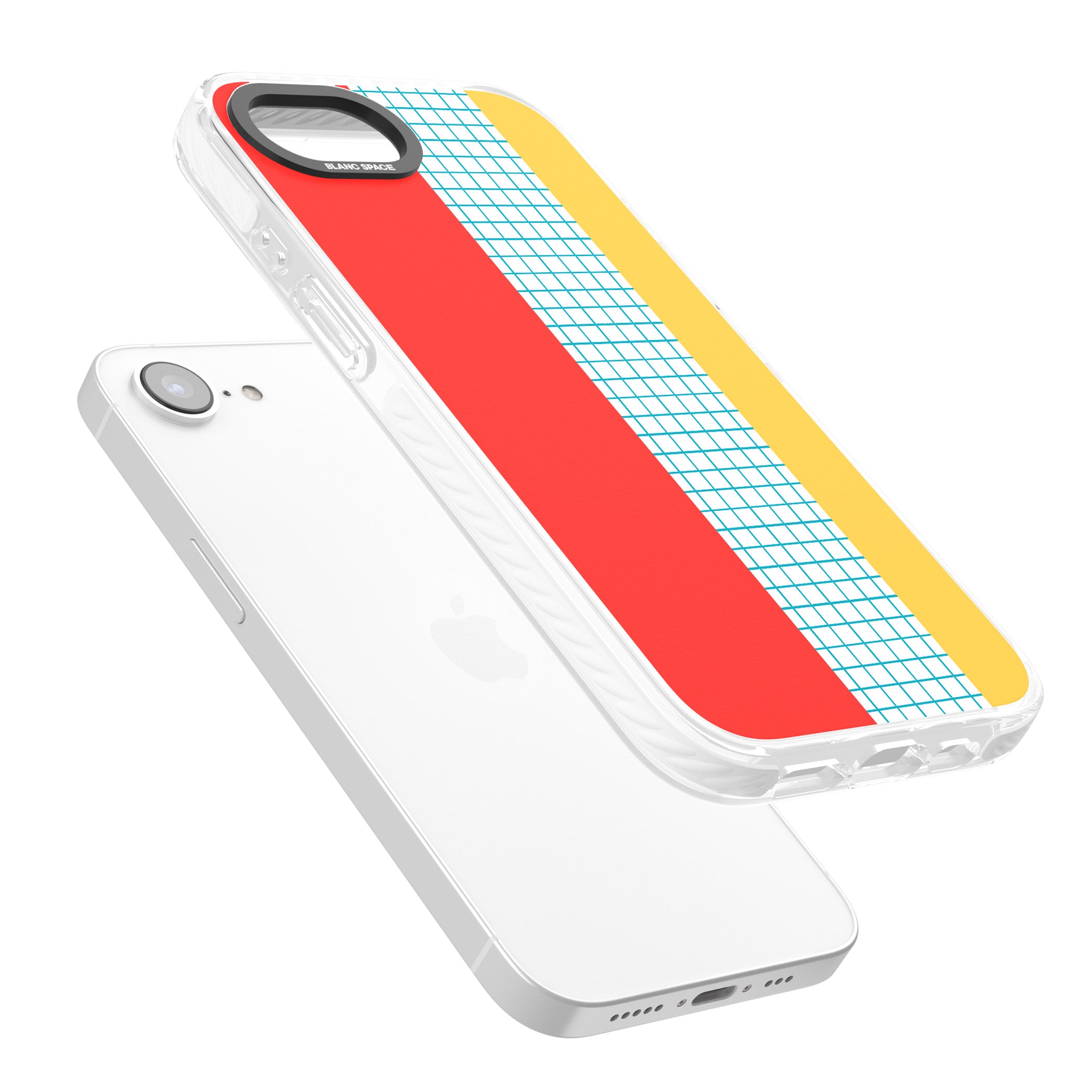 Abstract Grid Red, Blue, Yellow