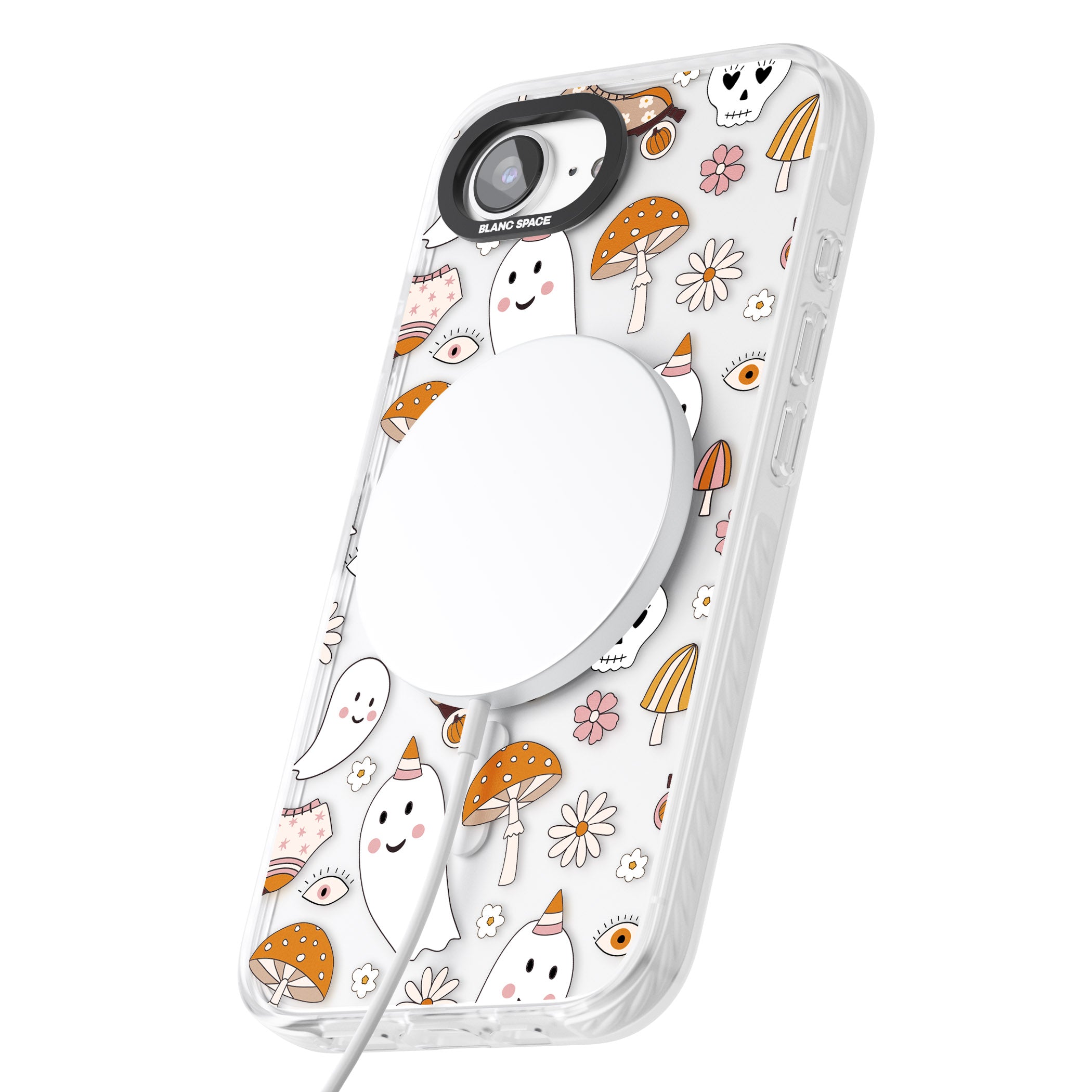 Cute Ghost And Skulls Pattern