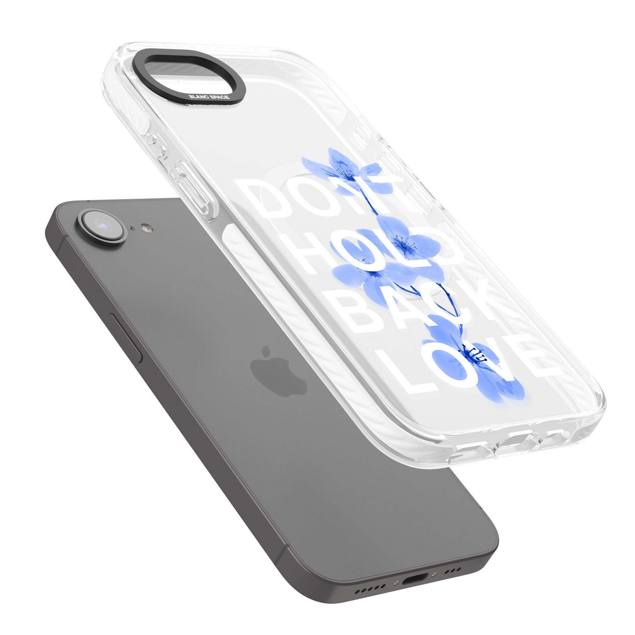 Don'T Hold Back Love Blue & White