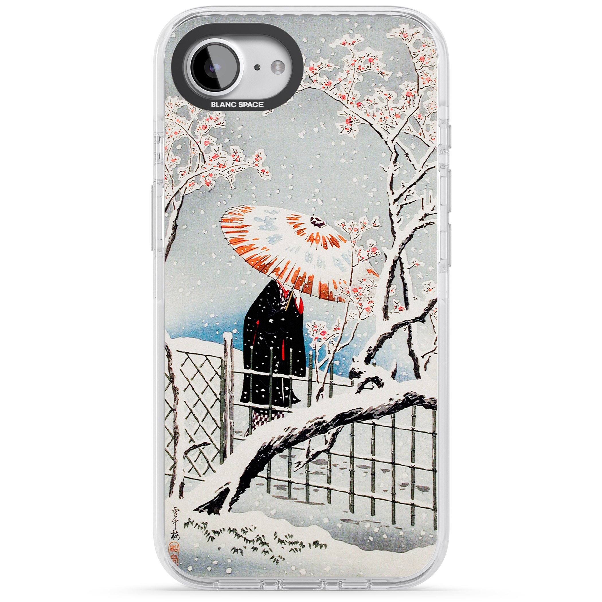 Plum Tree In Snow By Hiroaki Takahashi