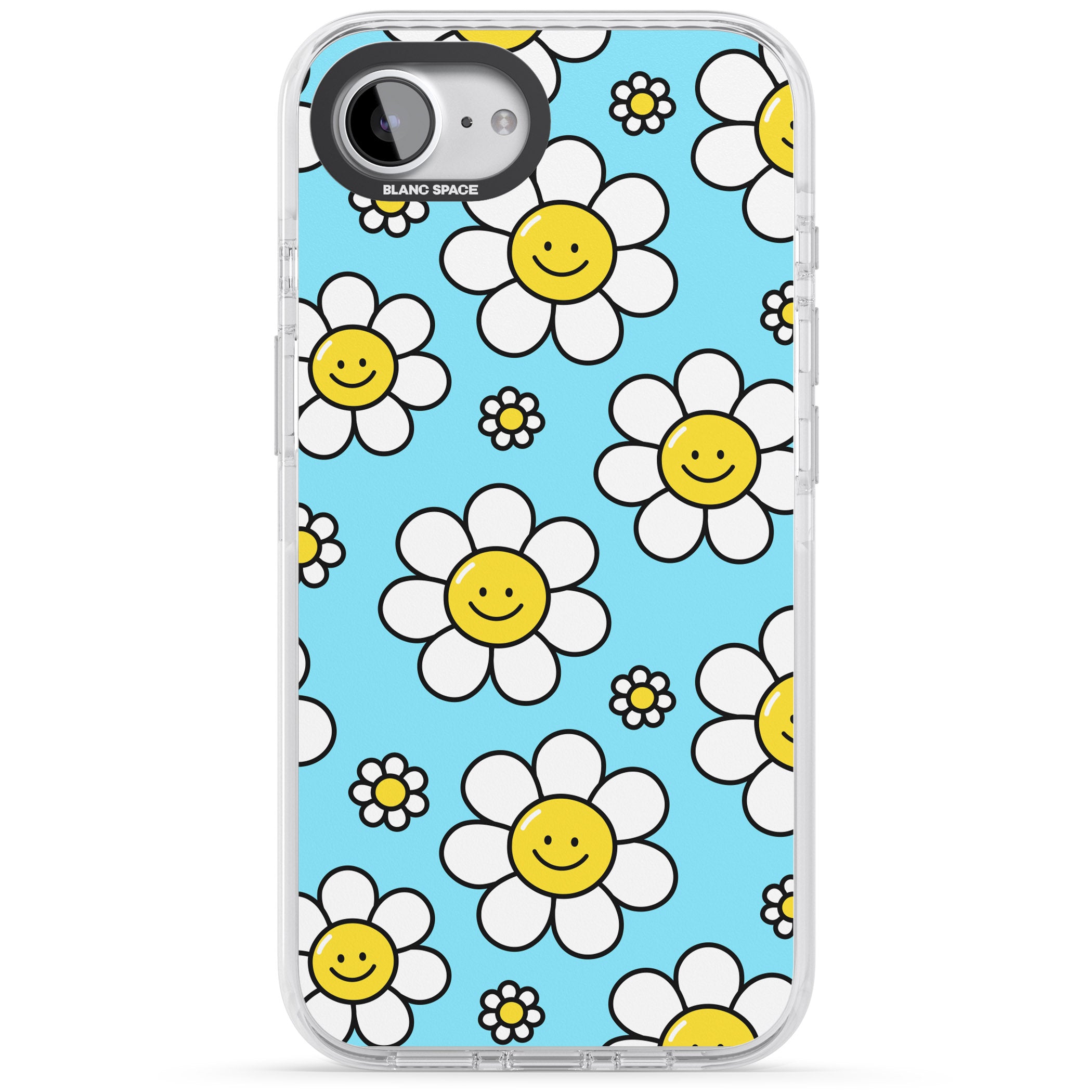 Daisy Faces Kawaii Pattern
