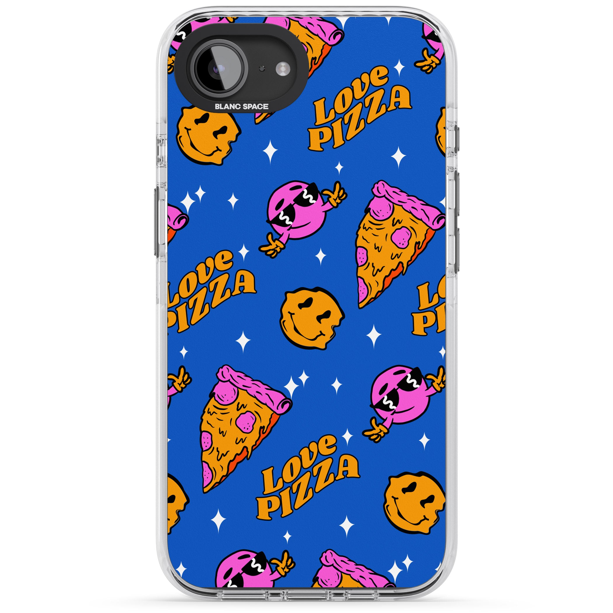 Psychedelic Love Pizza Pattern