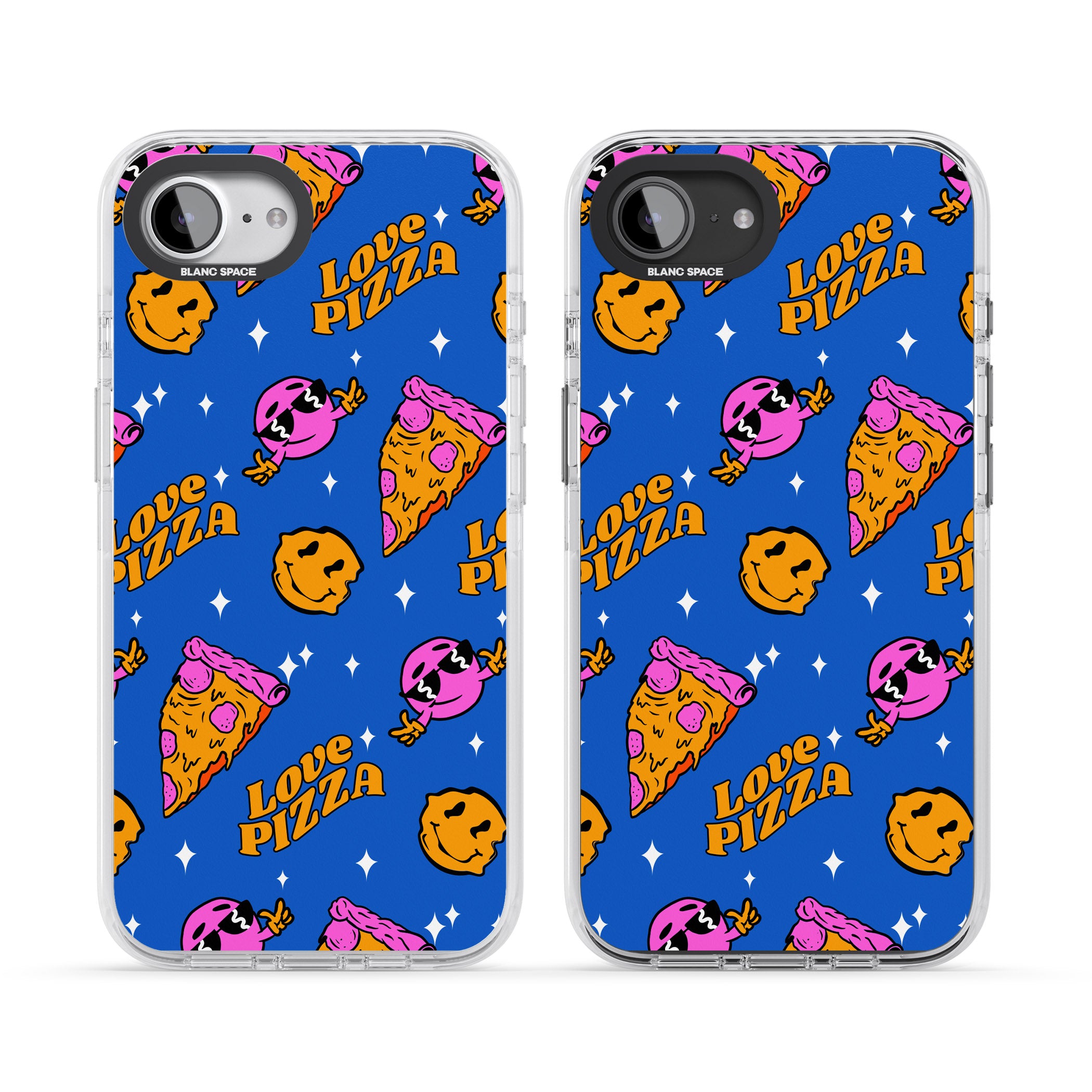 Psychedelic Love Pizza Pattern