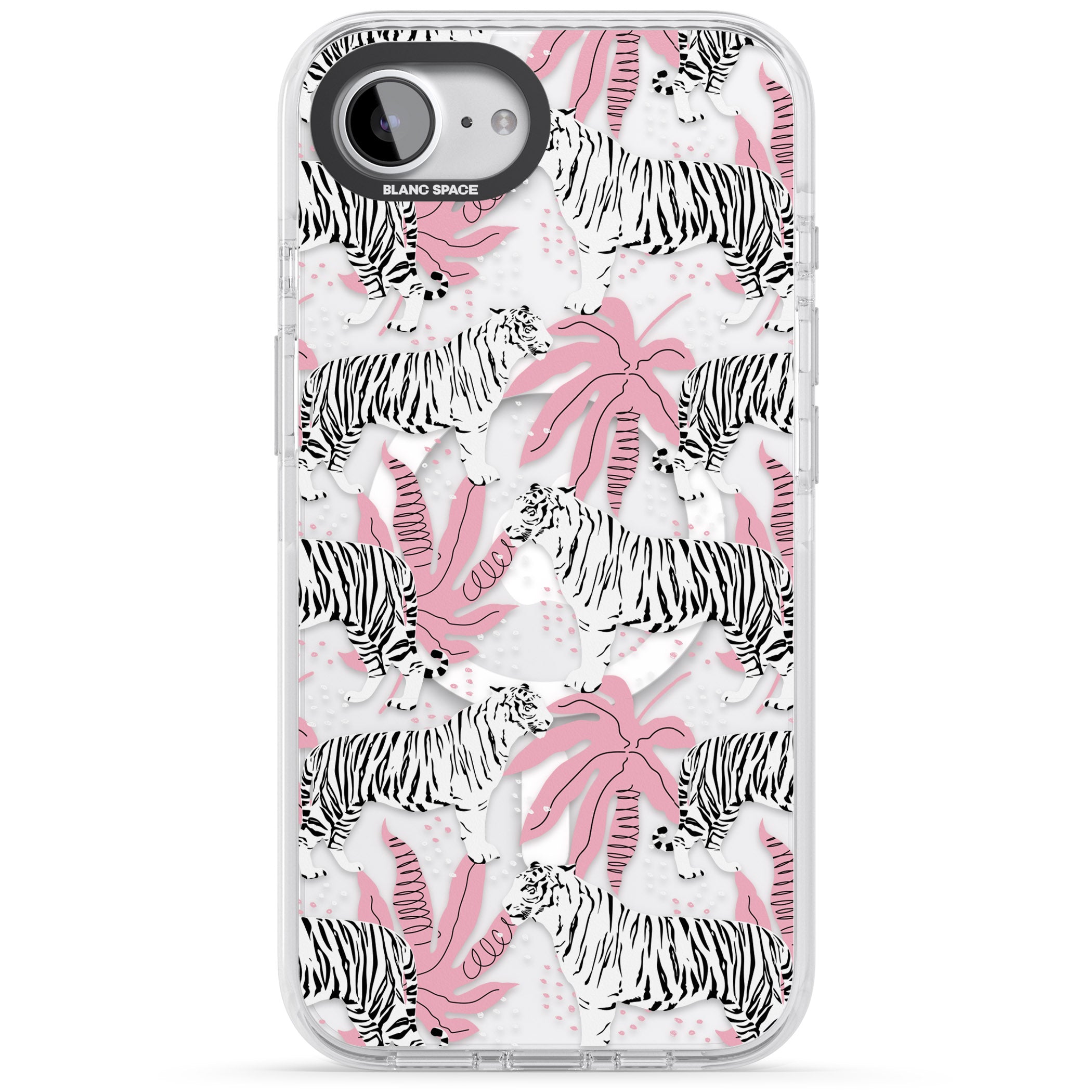 Pink & White Tropical Tigers