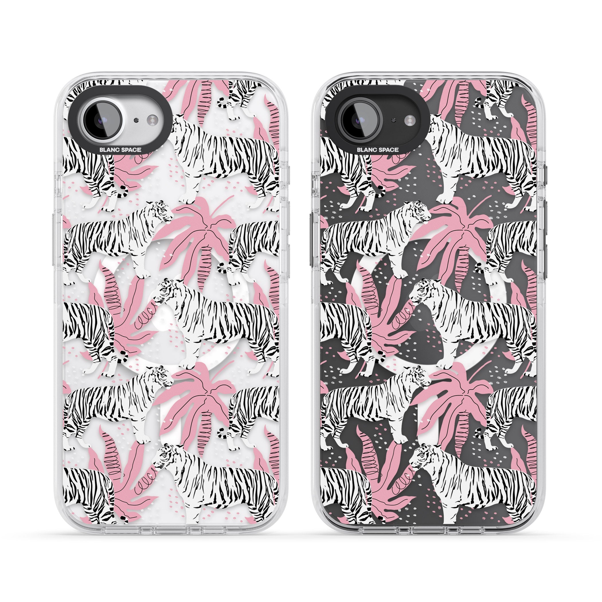 Pink & White Tropical Tigers