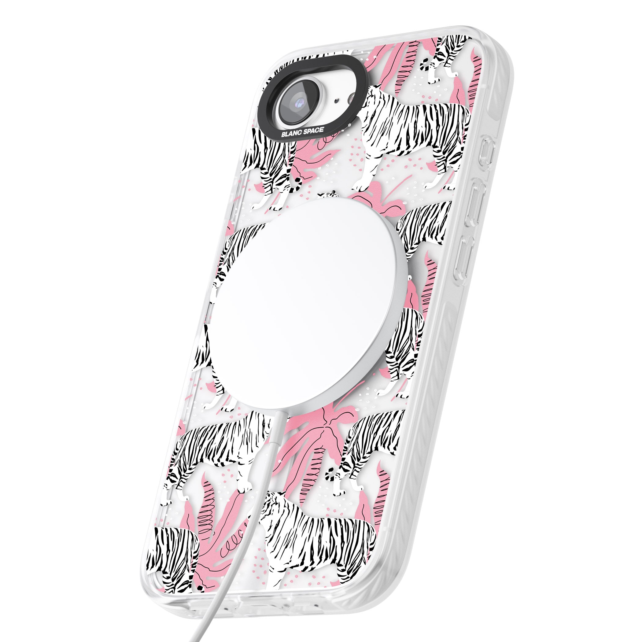 Pink & White Tropical Tigers