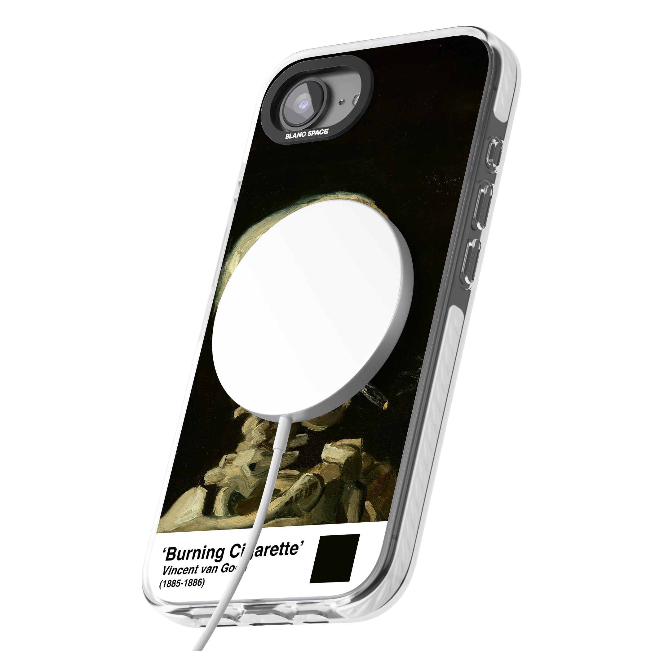 Skull Of A Skeleton With Burning Cigarette