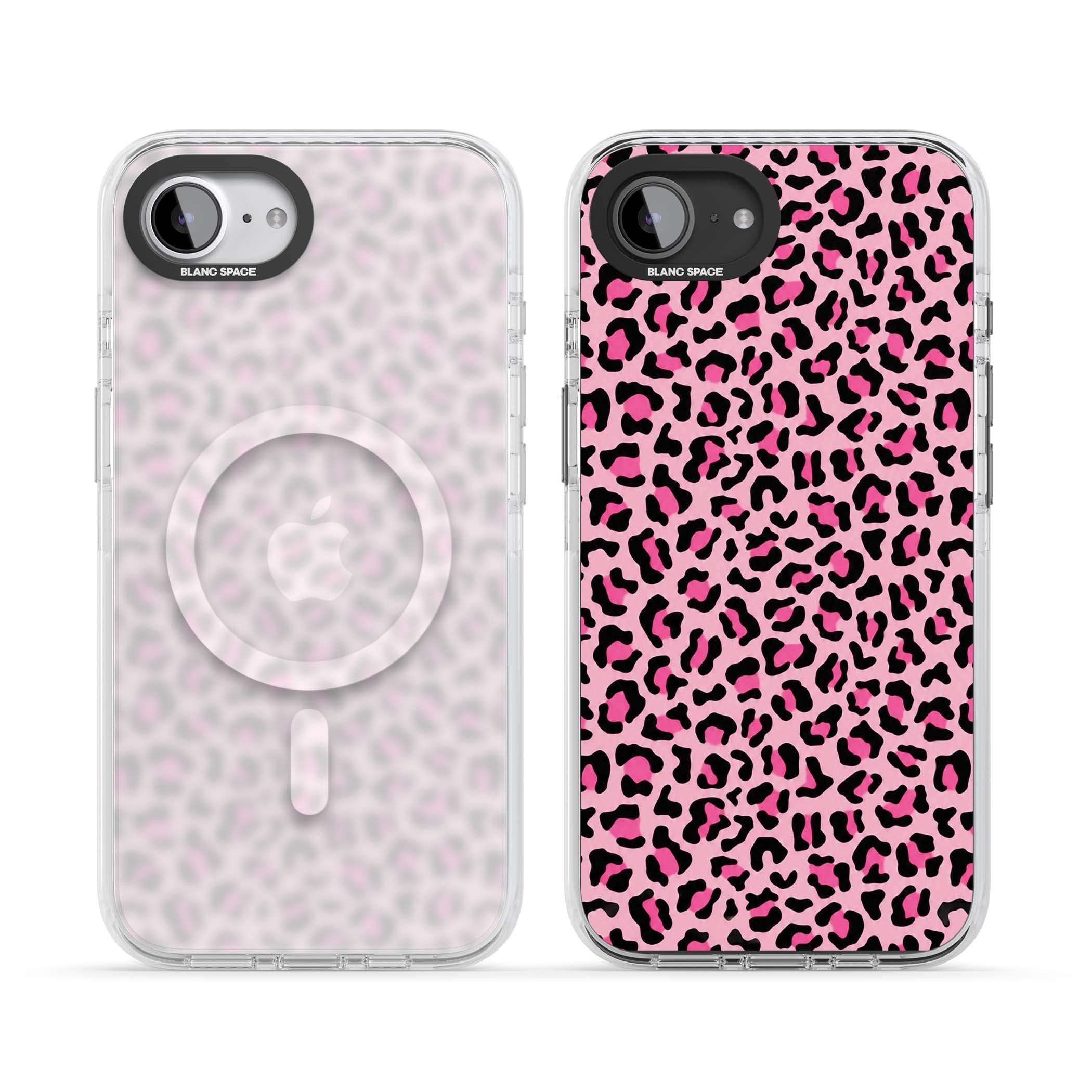 Pink Leopard baddie iPhone case | Impact Magsafe case for iPhone 16e, iPhone 17e