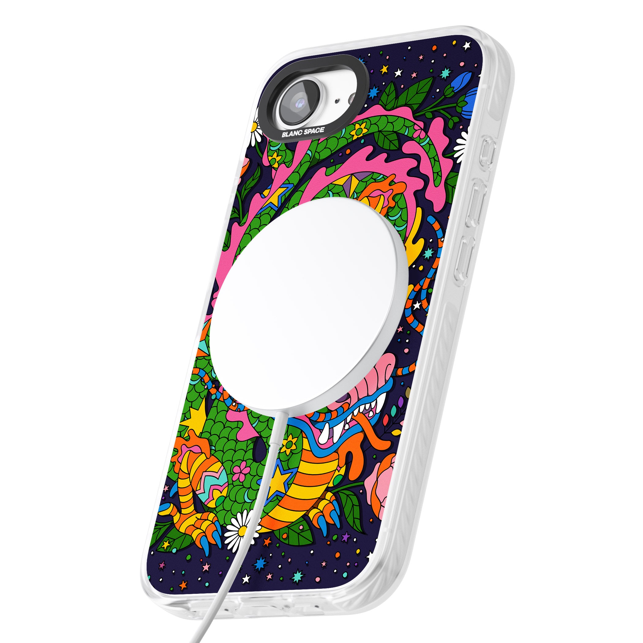 Psychedelic Jungle Dragon (Purple)