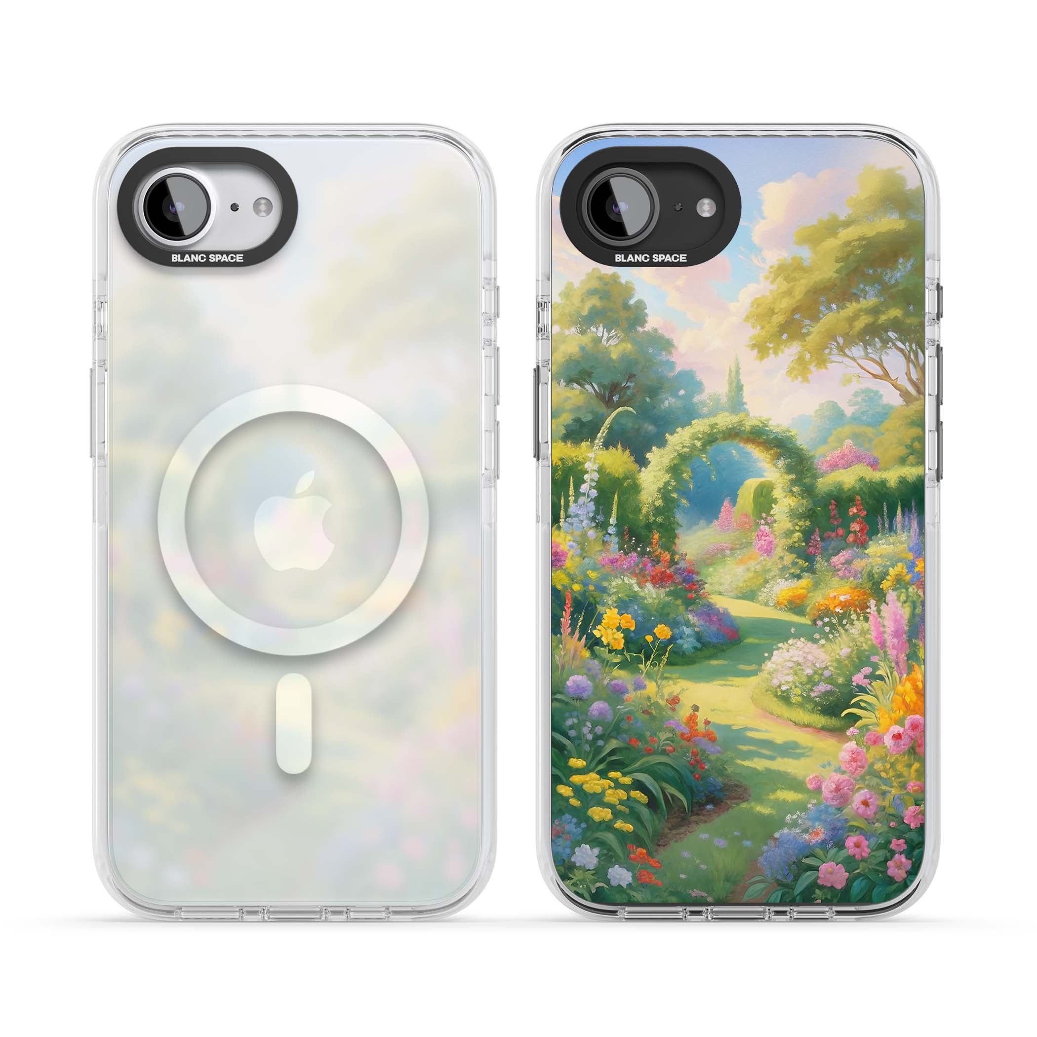 The Painter's Garden floral iPhone case | Impact Magsafe case for iPhone 16e, iPhone 17e