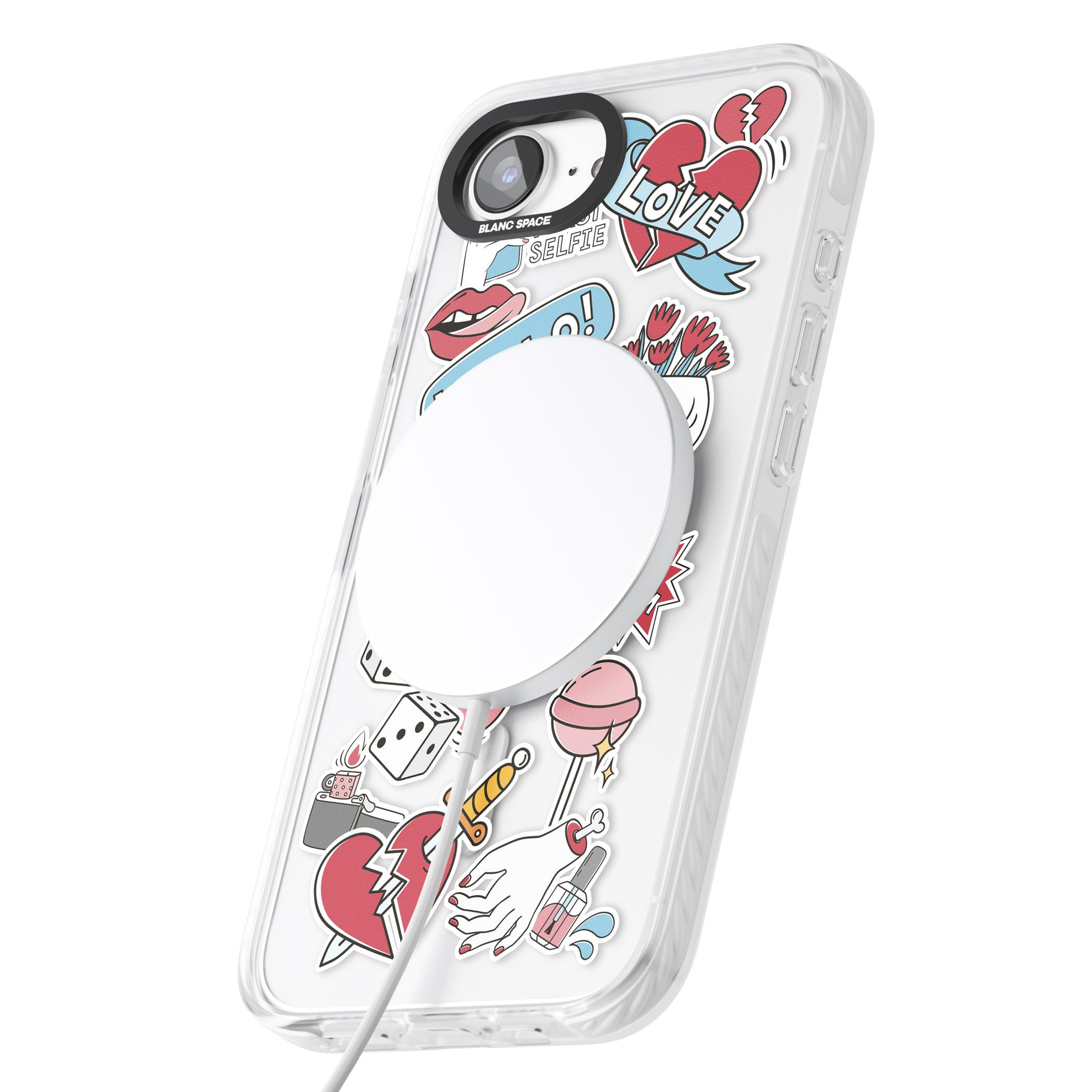 Skull & Flowers Stickers