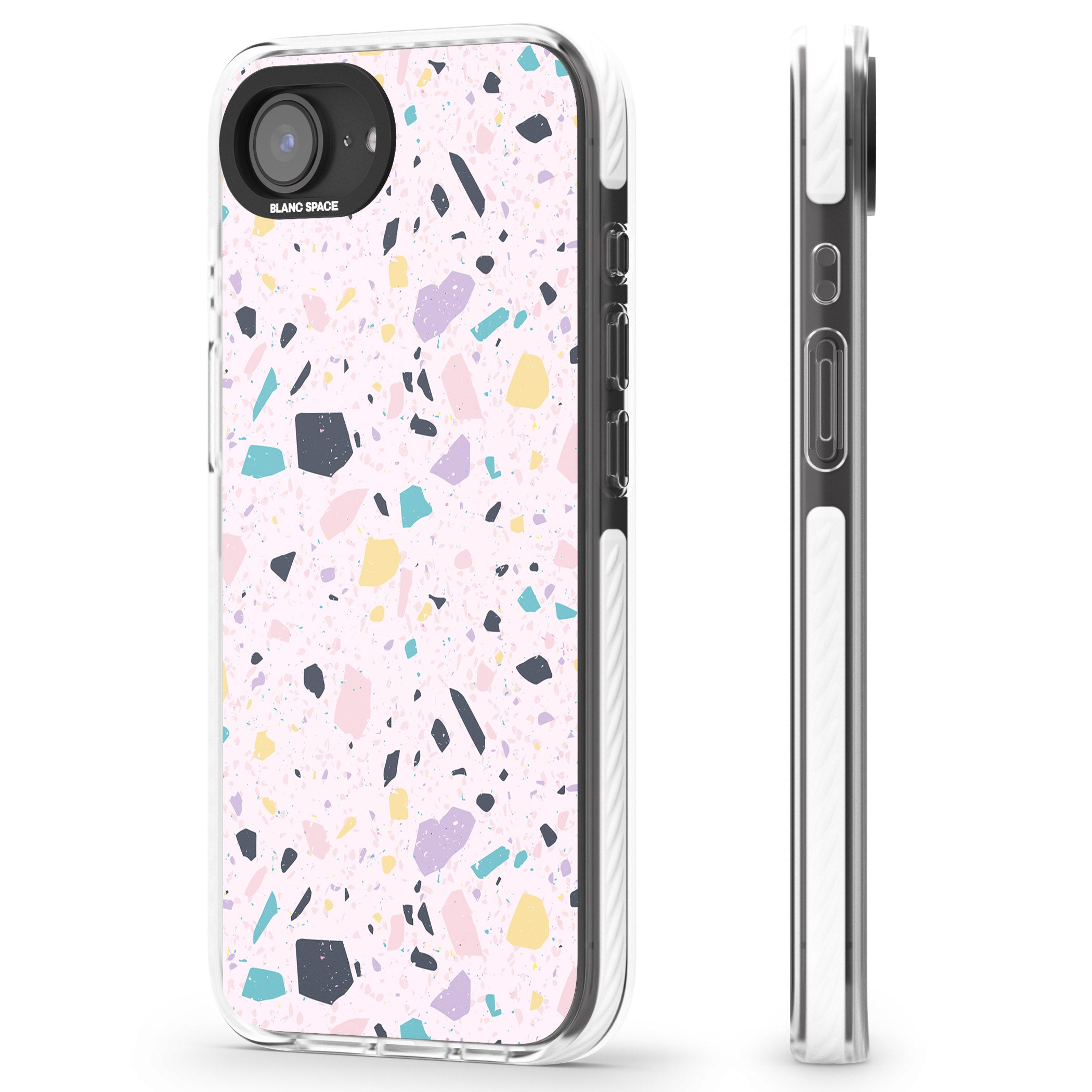 Pink, Purple & Turquoise Terrazzo Pattern