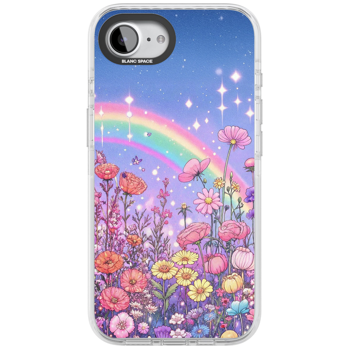Magical Meadow iPhone 16e / iPhone 17e Impact Clear Phone Case front