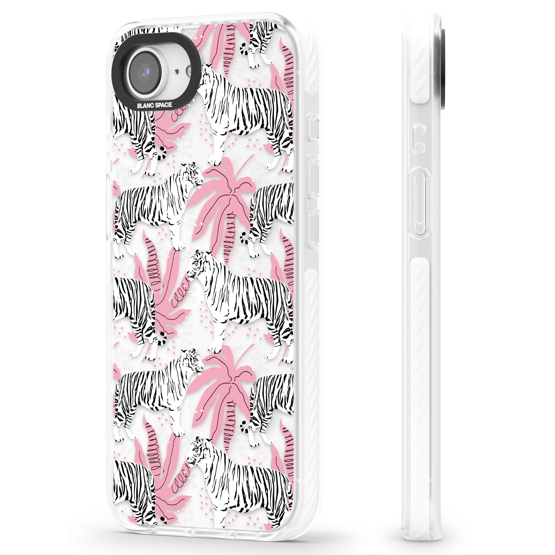 Pink & White Tropical Tigers