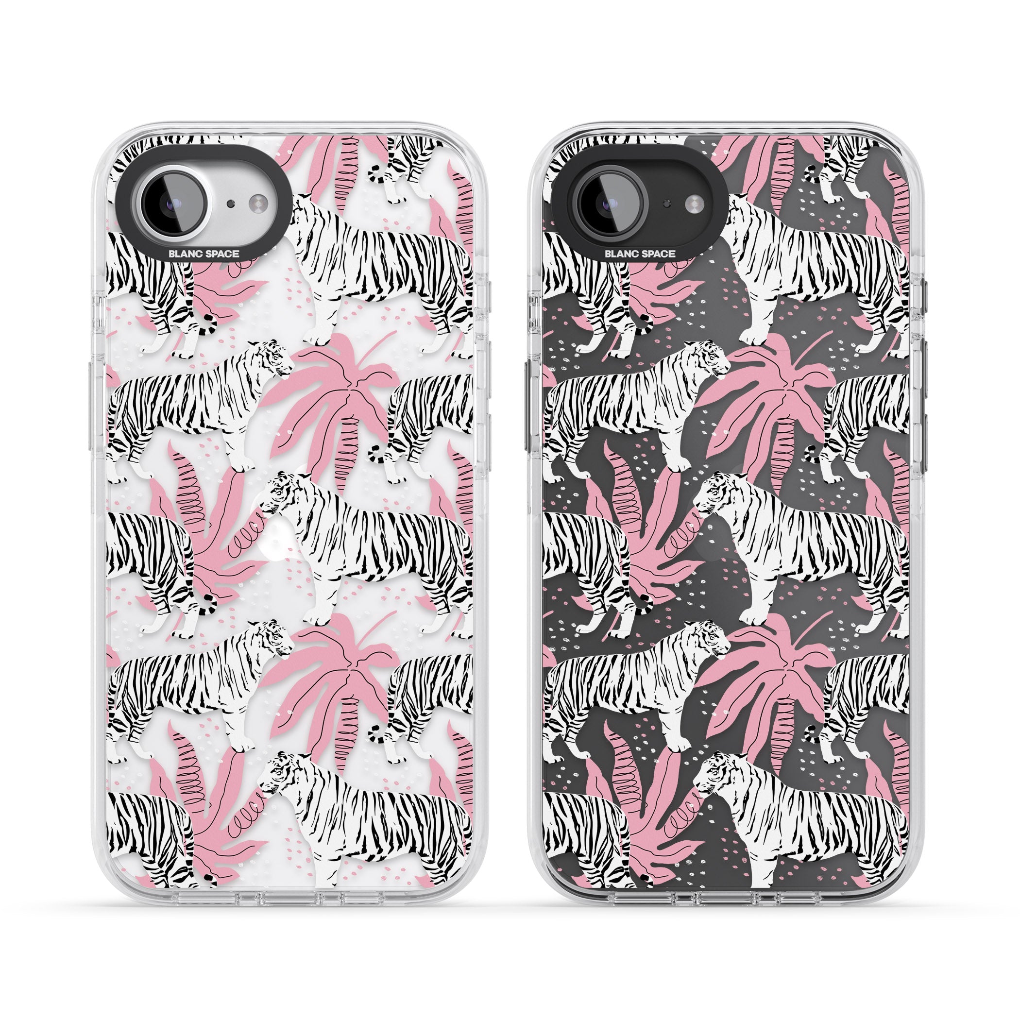 Pink & White Tropical Tigers