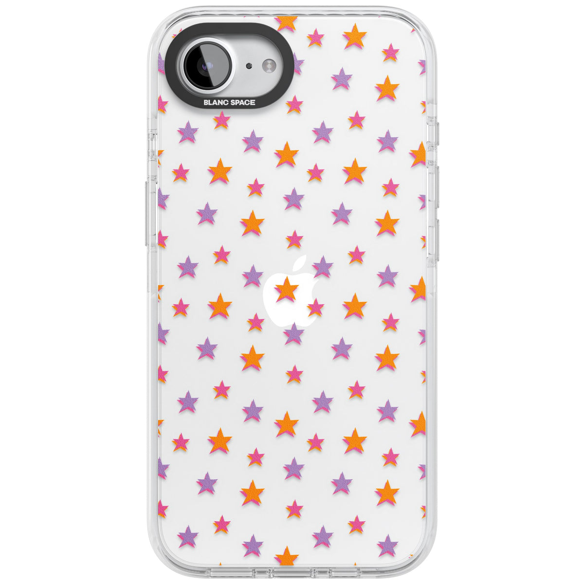 Spangling Stars iPhone 16e / iPhone 17e Impact Clear Phone Case front