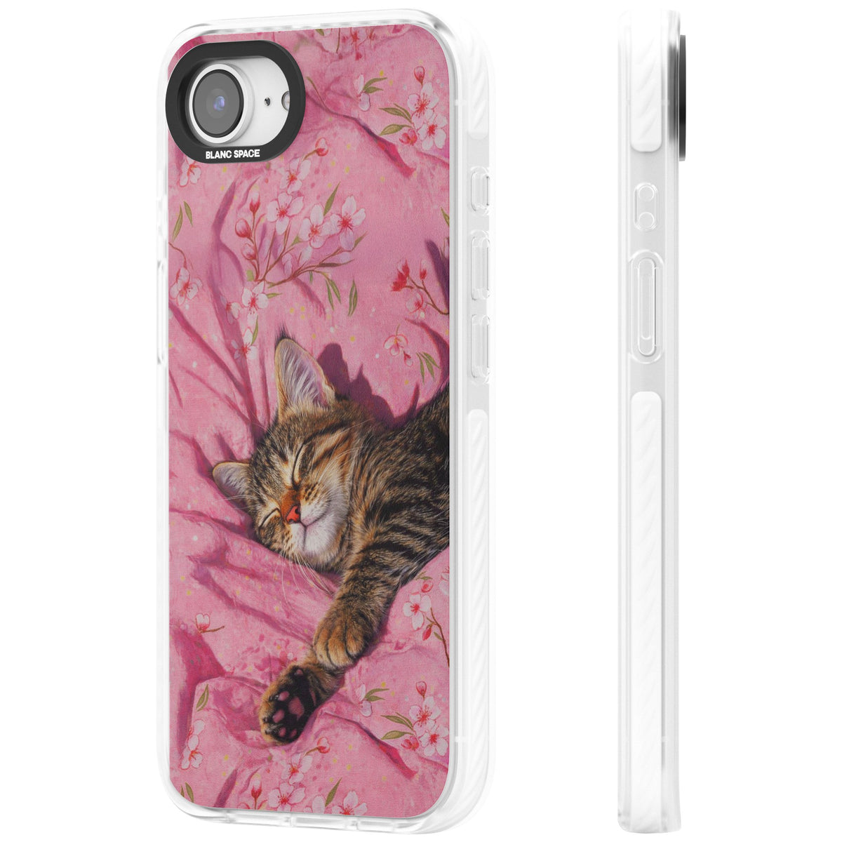 Kitten Dreams iPhone 16e / iPhone 17e Impact Clear Phone Case side