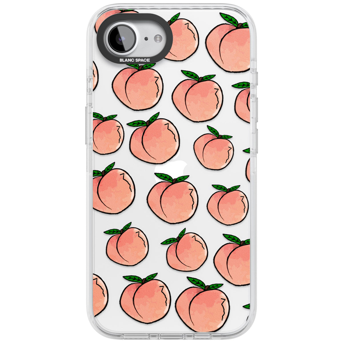 Peachy Picnic iPhone 16e / iPhone 17e Impact Clear Phone Case front