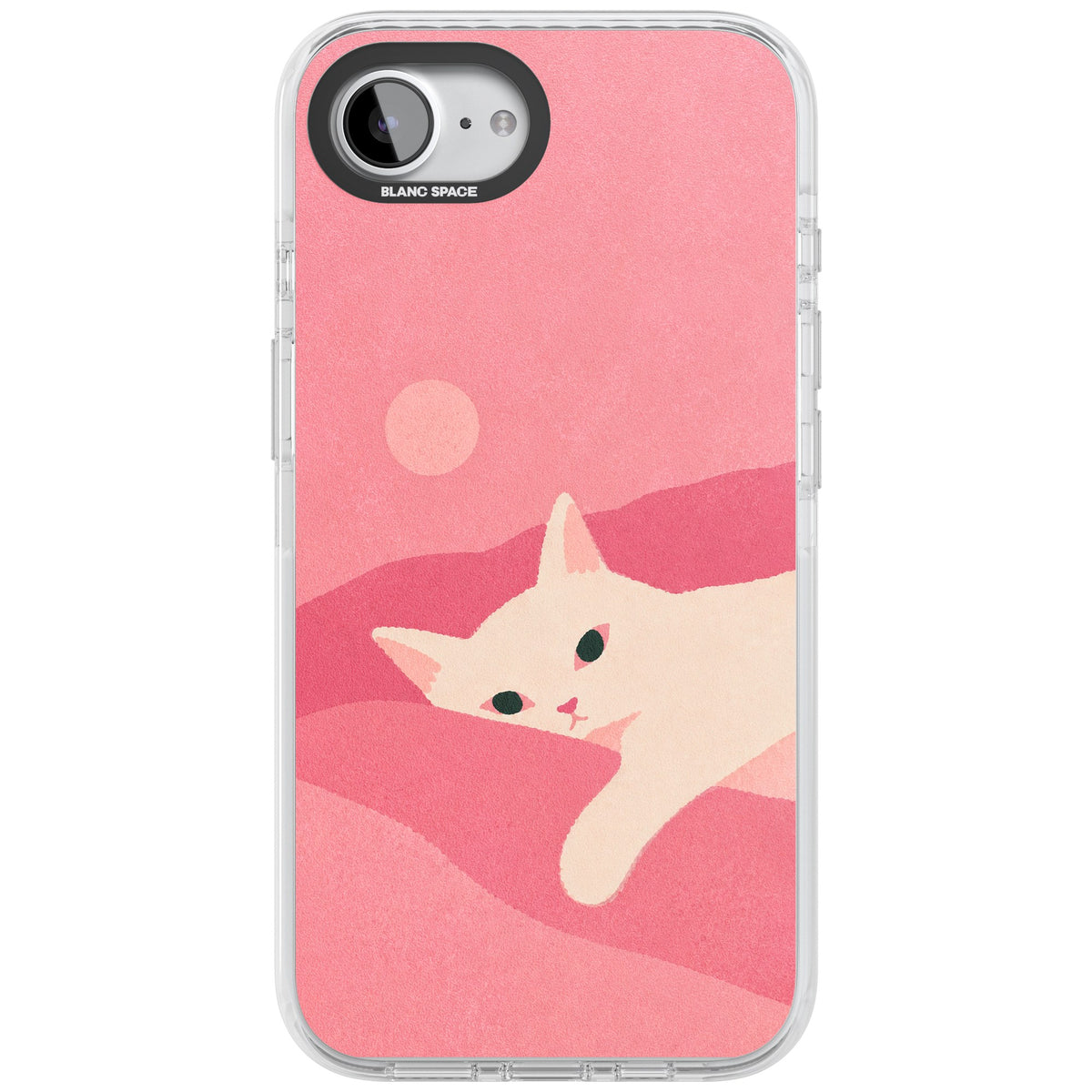 Pink Dreams iPhone 16e / iPhone 17e Impact Clear Phone Case front
