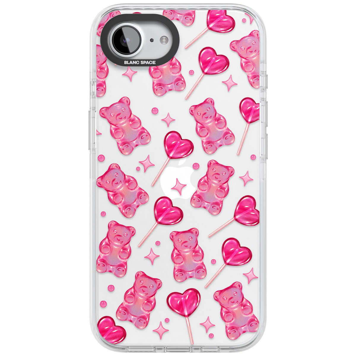 Pink Sugar iPhone 16e / iPhone 17e Impact Clear Phone Case front