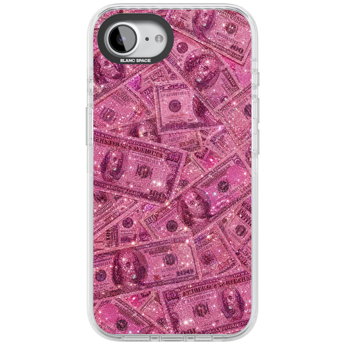 Glamorous iPhone 16e / iPhone 17e Impact Clear Phone Case front