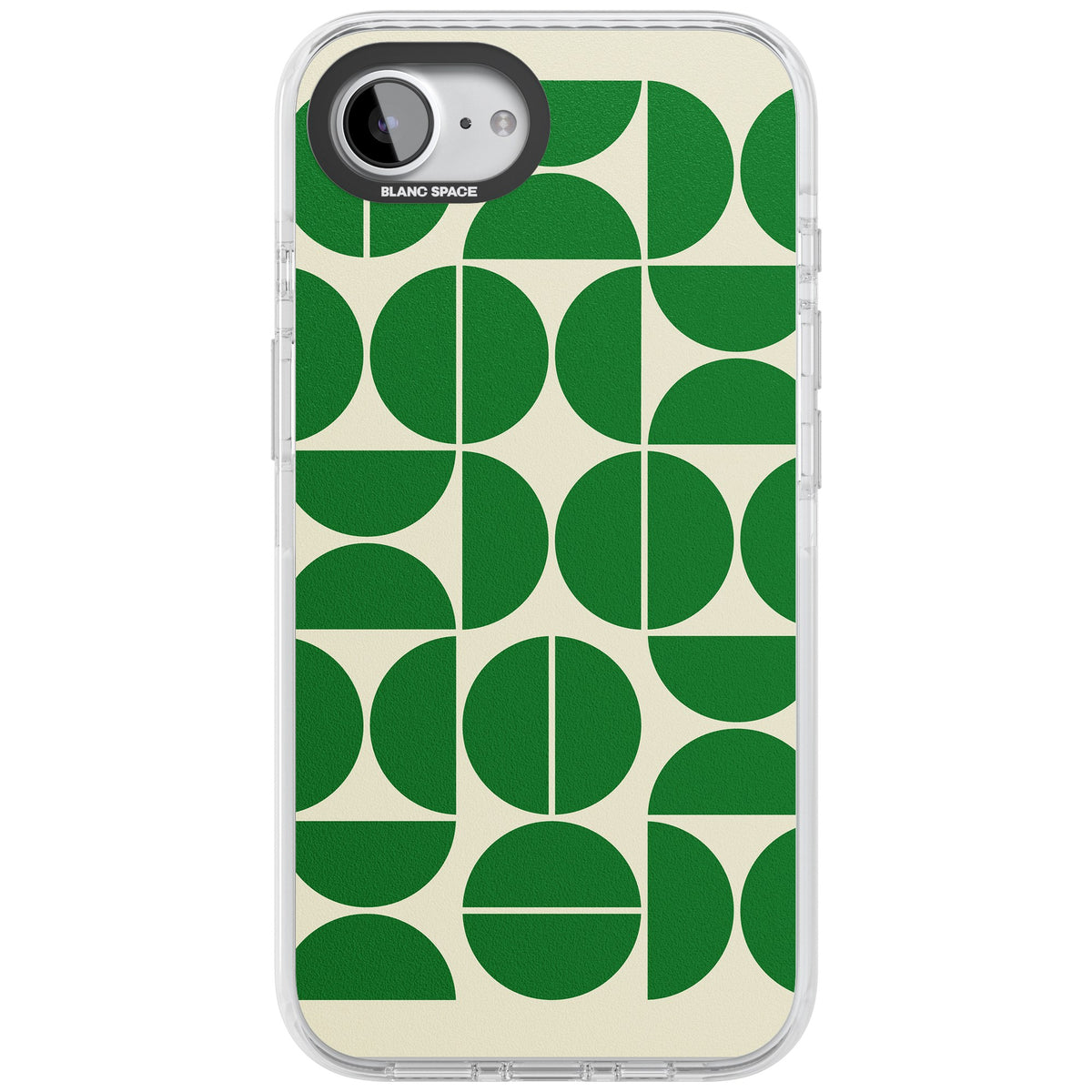 Bauhaus Green iPhone 16e / iPhone 17e Impact Clear Phone Case front