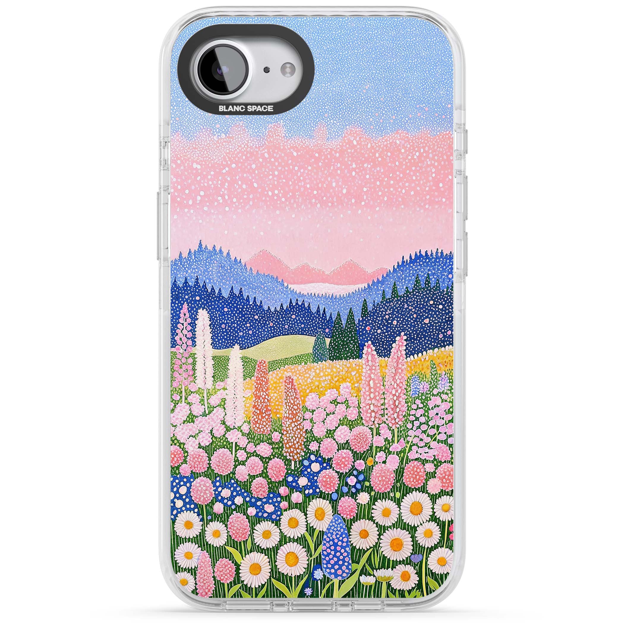 Valley Horizon cottagecore iPhone case | Clear Impact case for iPhone 16e, iPhone 17e