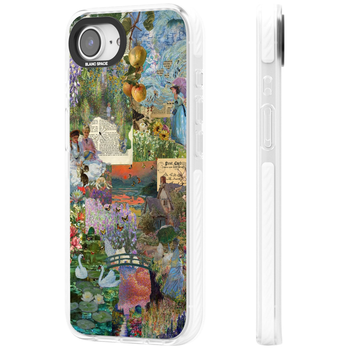 Artful Spring iPhone 16e / iPhone 17e Impact Clear Phone Case side