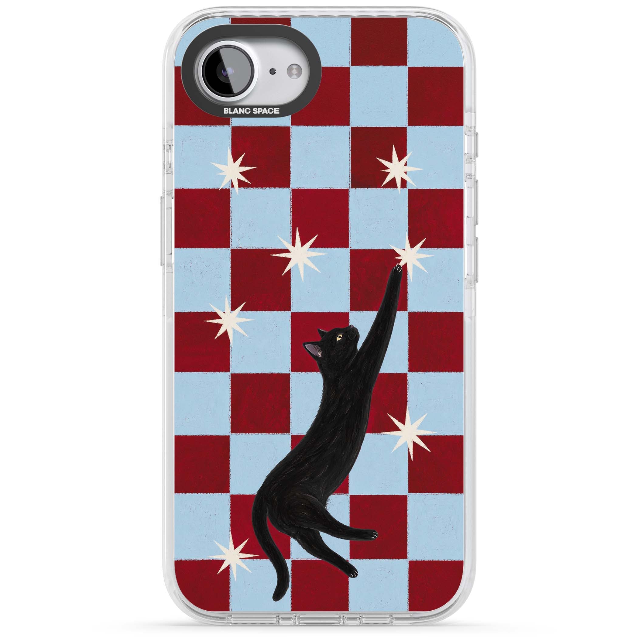 Starlit Kitty animals iPhone case | Clear Impact case for iPhone 16e, iPhone 17e