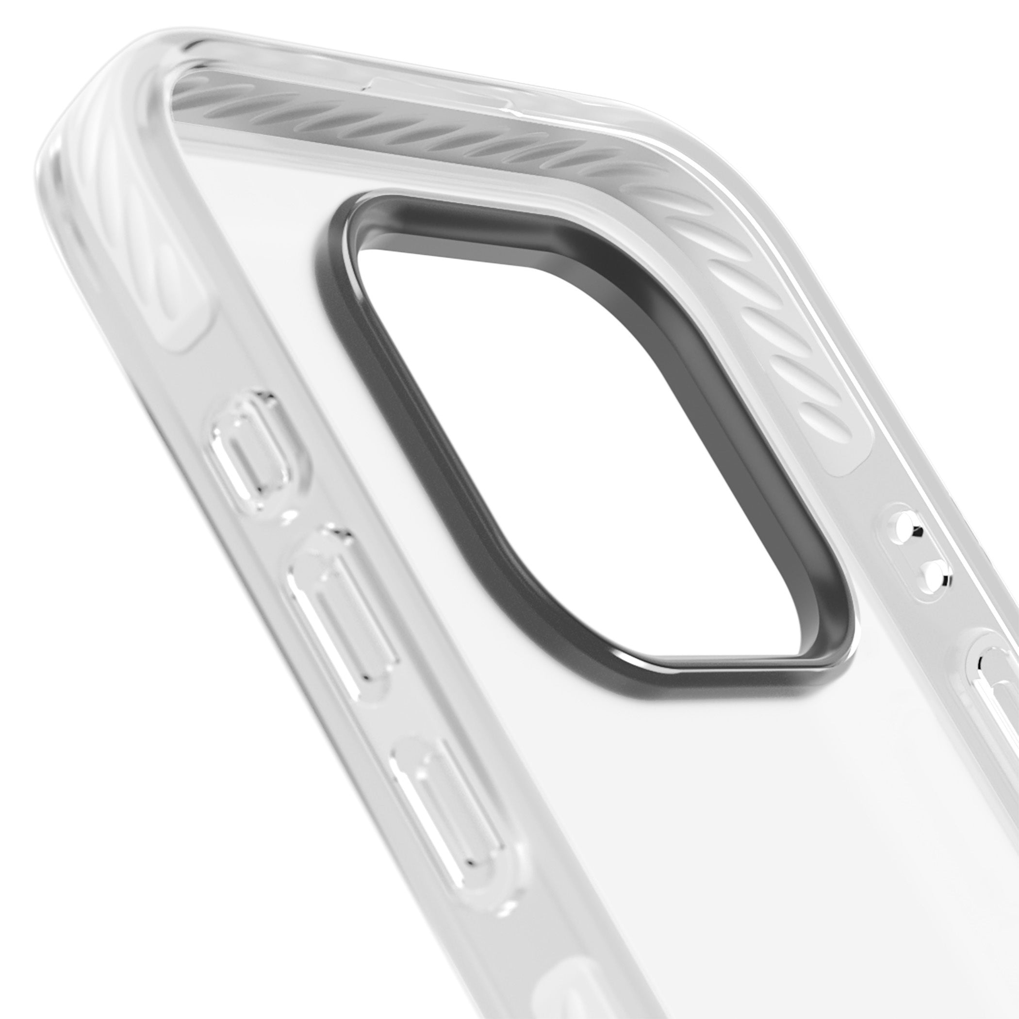 Earthtone Clear Geometric Grid