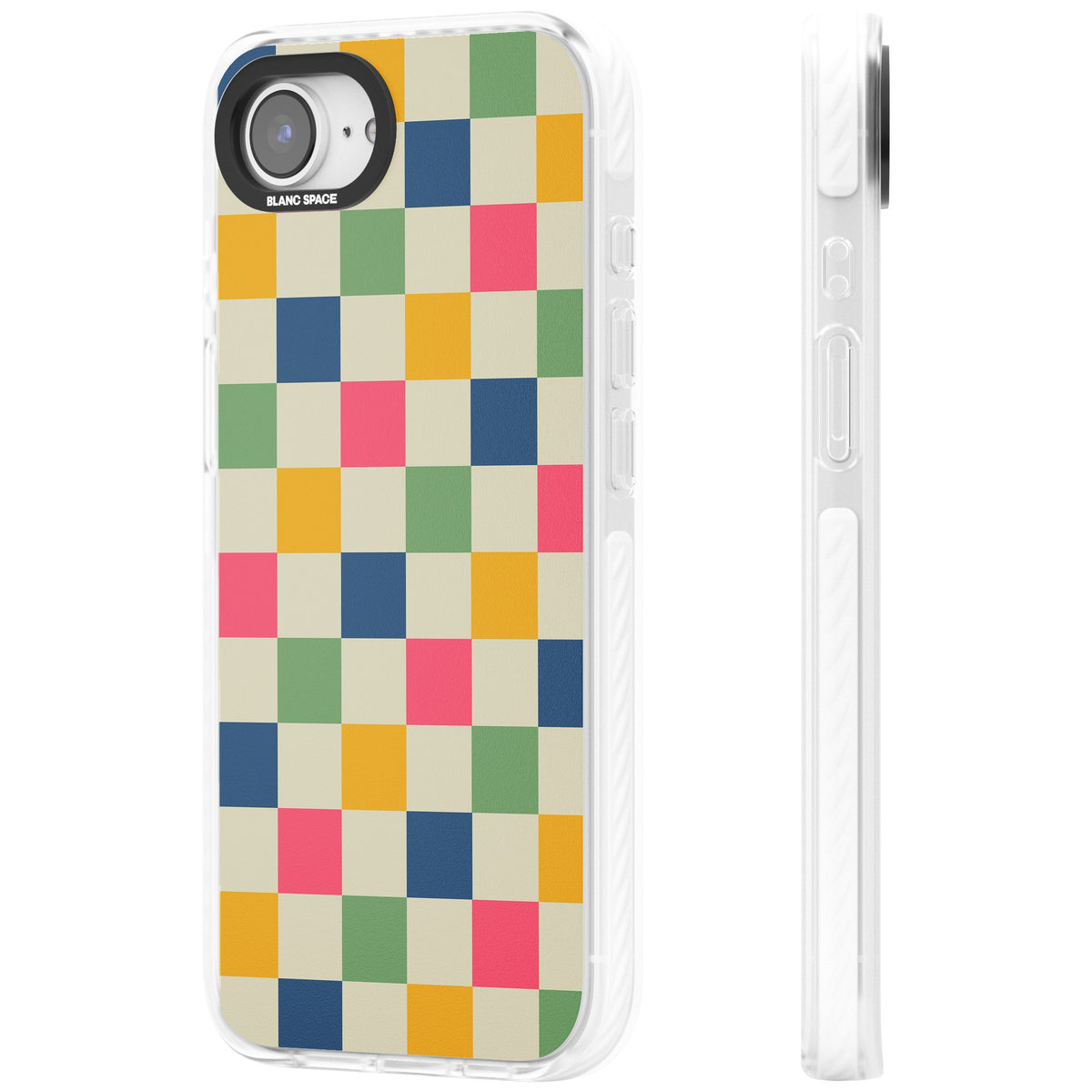 Sugar Cubes iPhone 16e / iPhone 17e Impact Clear Phone Case side