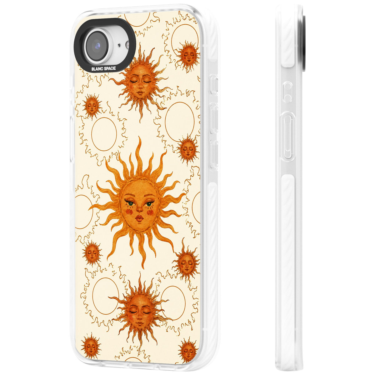 Solstice Muse iPhone 16e / iPhone 17e Impact Clear Phone Case side