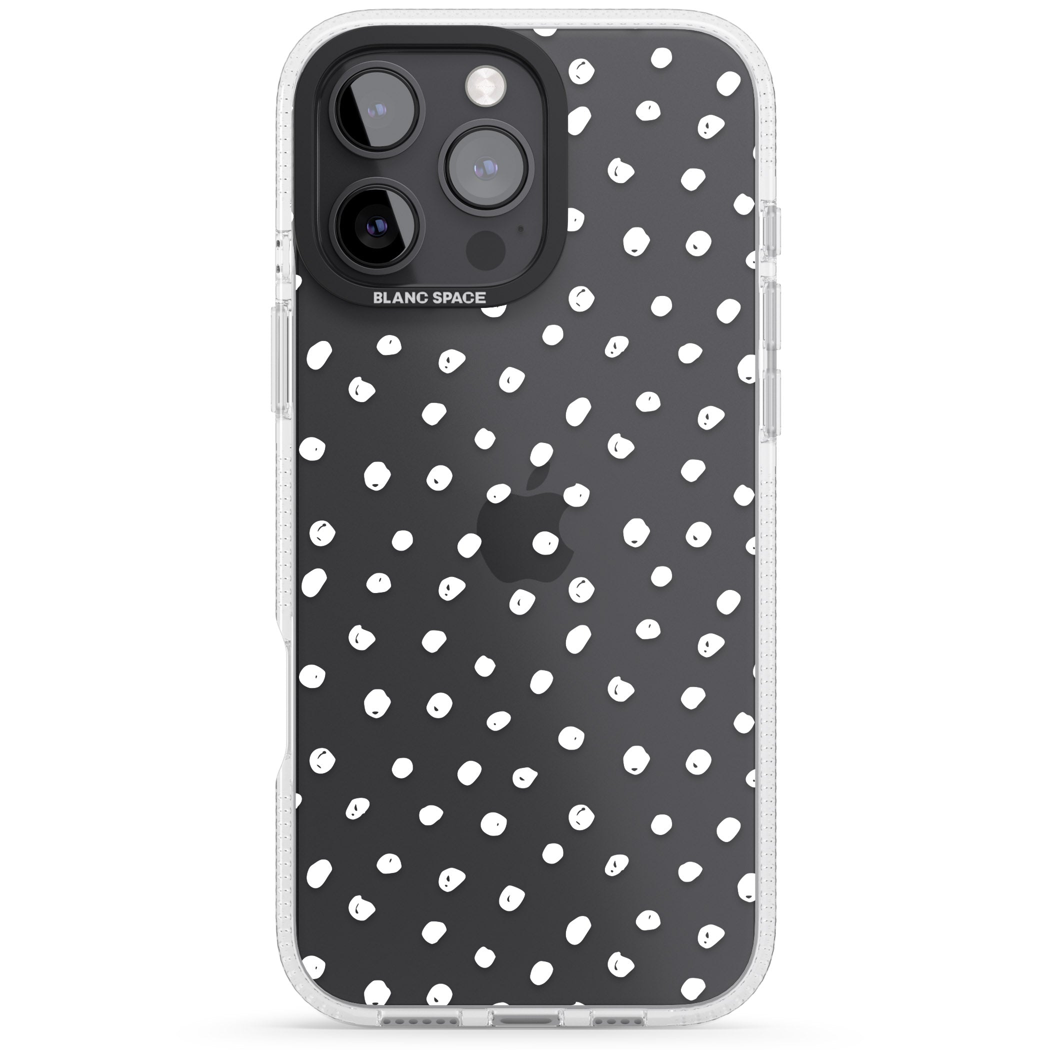 Messy White Dot Pattern