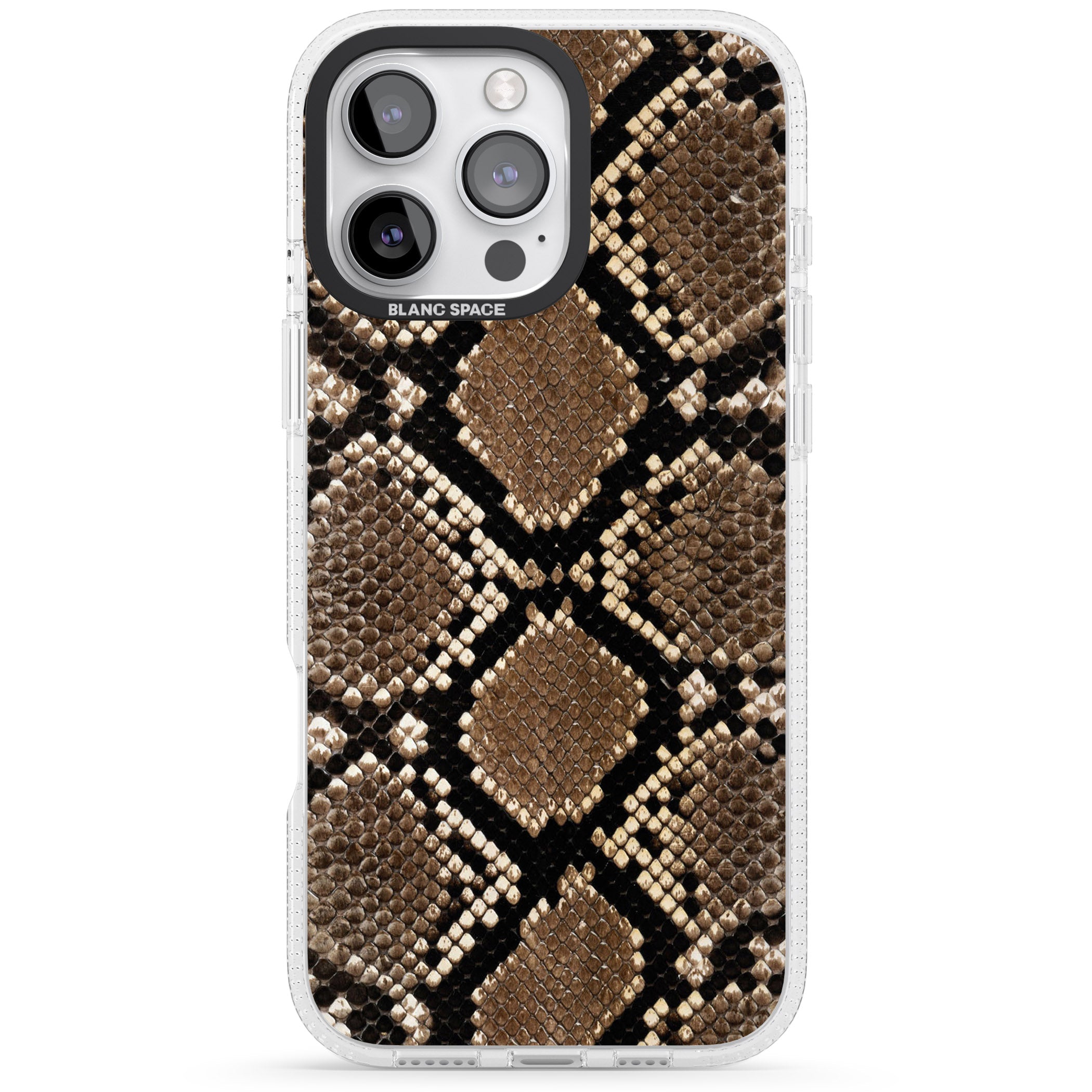 Snakeskin iPhone 16 Pro Max / 16 Pro Clear Case Impact Air - Blanc Space