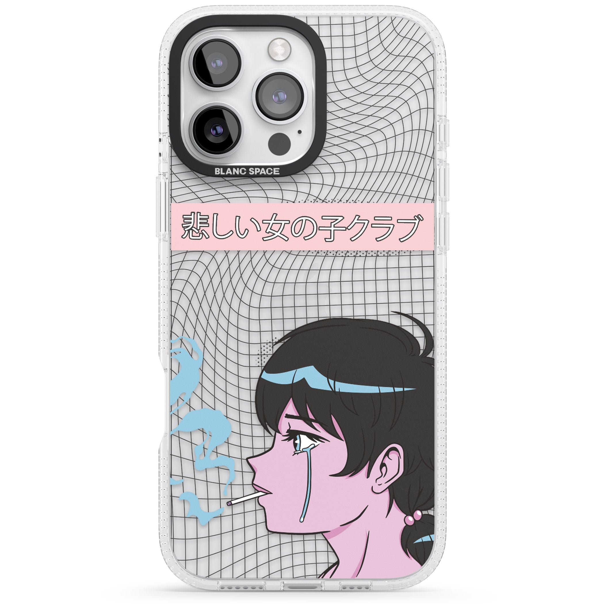 Lost Love iPhone 16 Pro Max / 16 Pro Clear Case Impact Air - Blanc Space