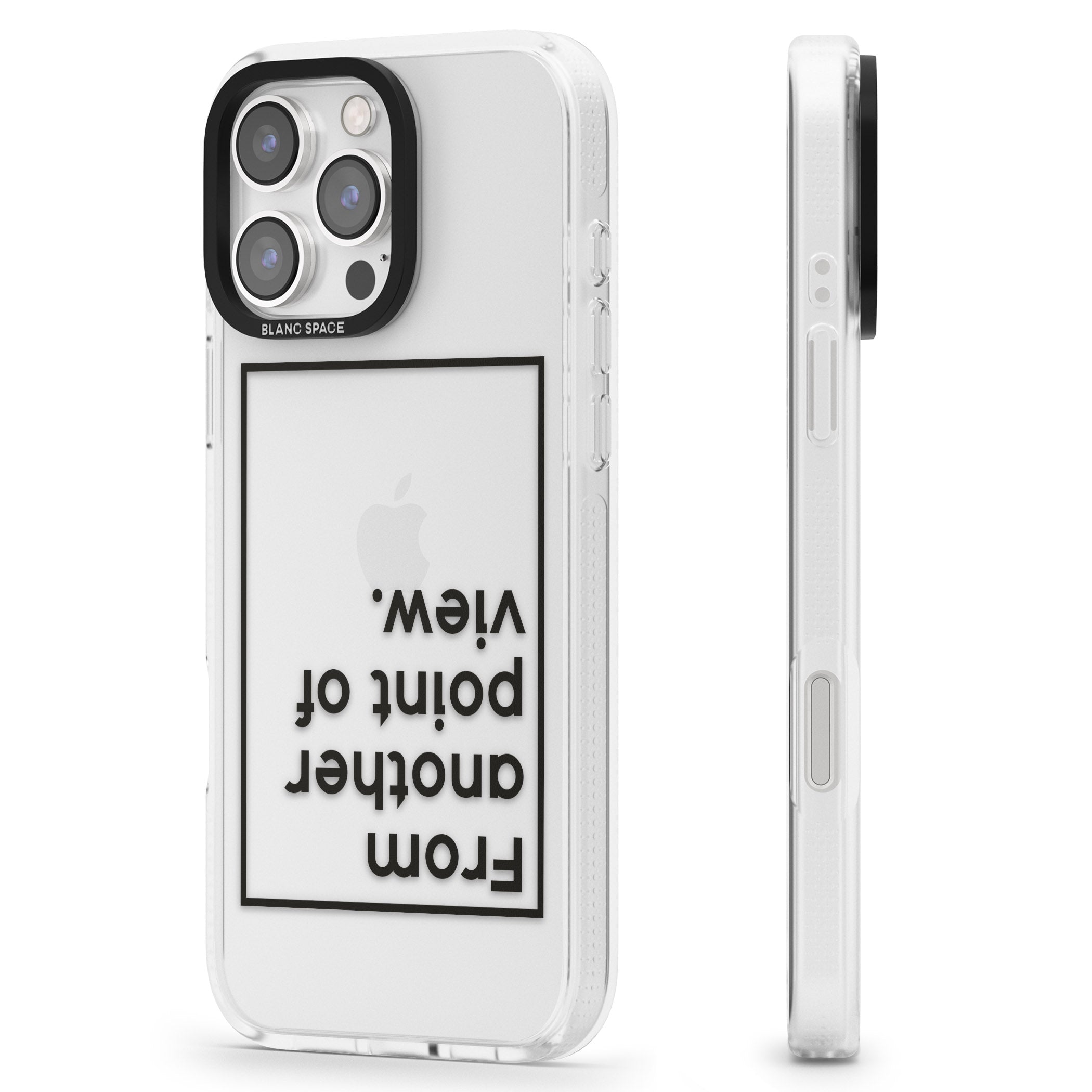 Another Point of View iPhone 16 Pro Max / 16 Pro Clear Case Impact Air - Blanc Space