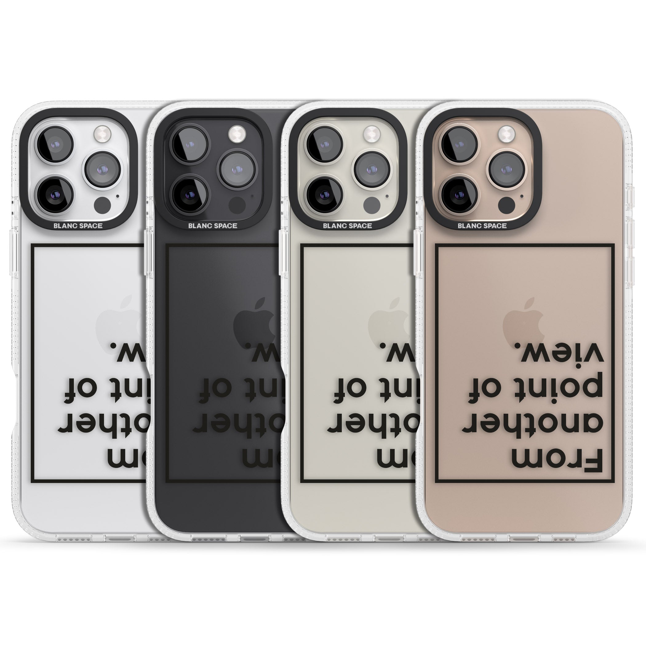 Another Point of View iPhone 16 Pro Max / 16 Pro Clear Case Impact Air - Blanc Space