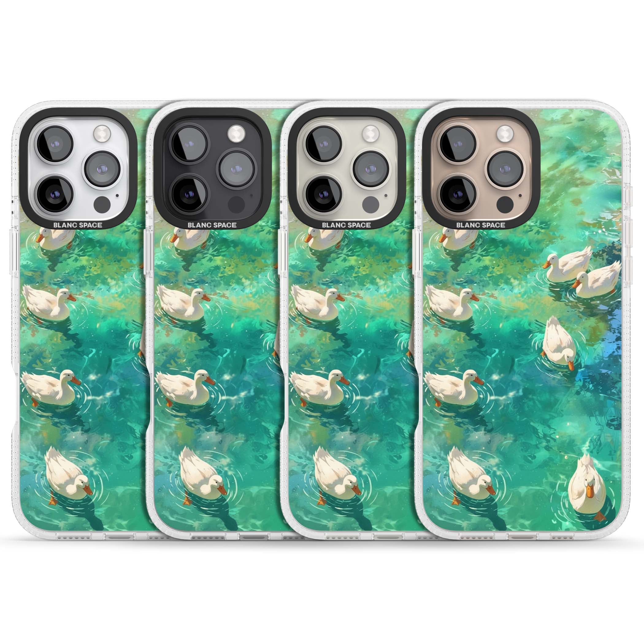 Ducks In The Pond for her iPhone case | Clear Case Impact Air case for iPhone 16 Pro, iPhone 16 Pro Max