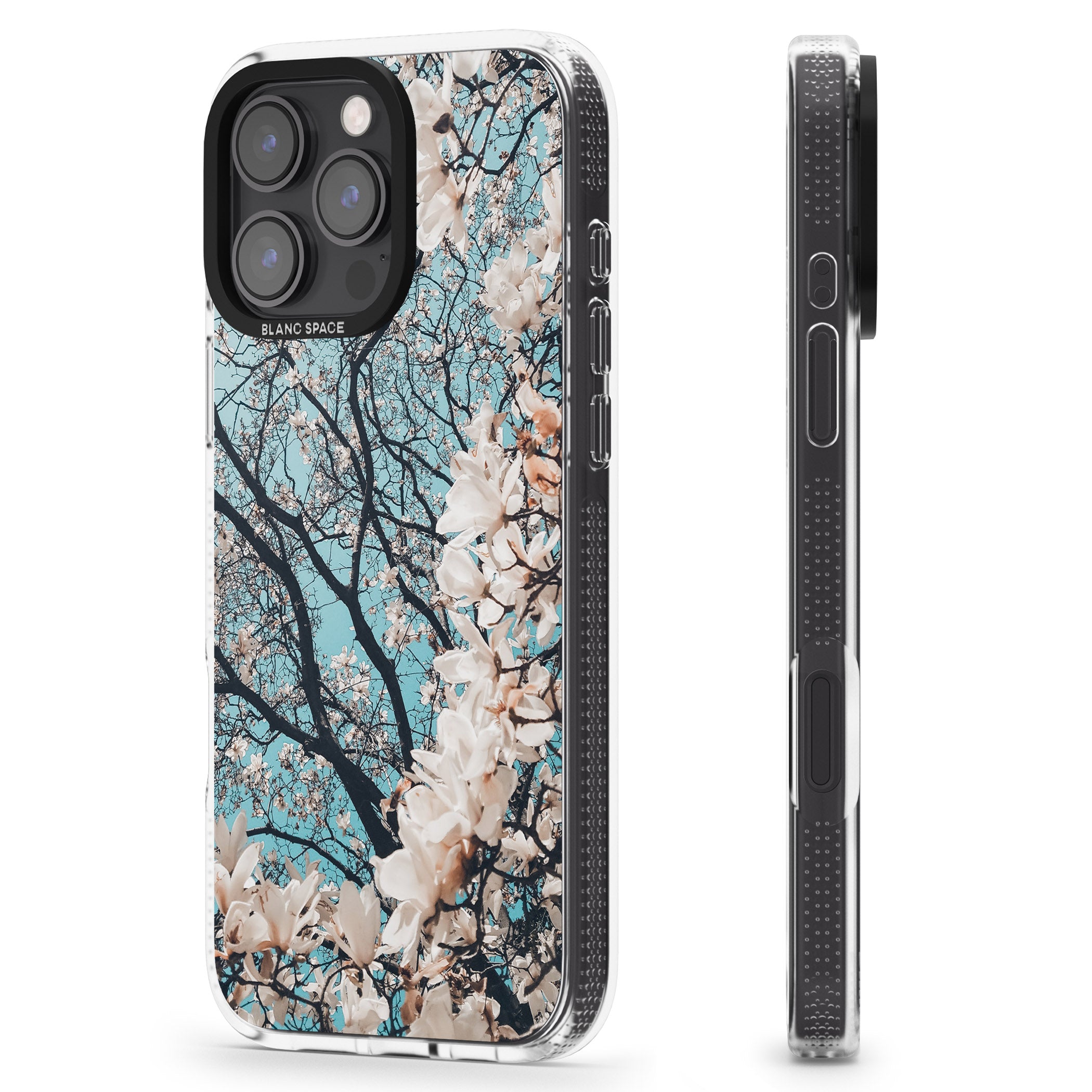 Magnolia Tree Photograph iPhone 16 Pro Max / 16 Pro Clear Case Impact Air - Blanc Space