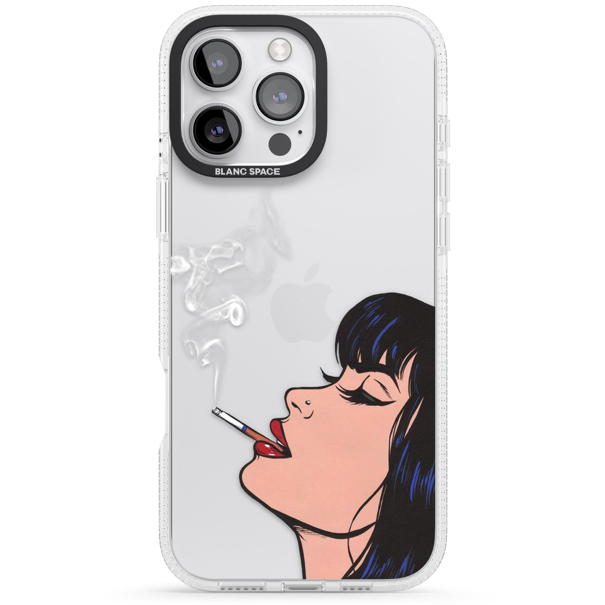 Stress Relief - Pop Art iPhone 16 Pro Max / 16 Pro Clear Case Impact Air - Blanc Space