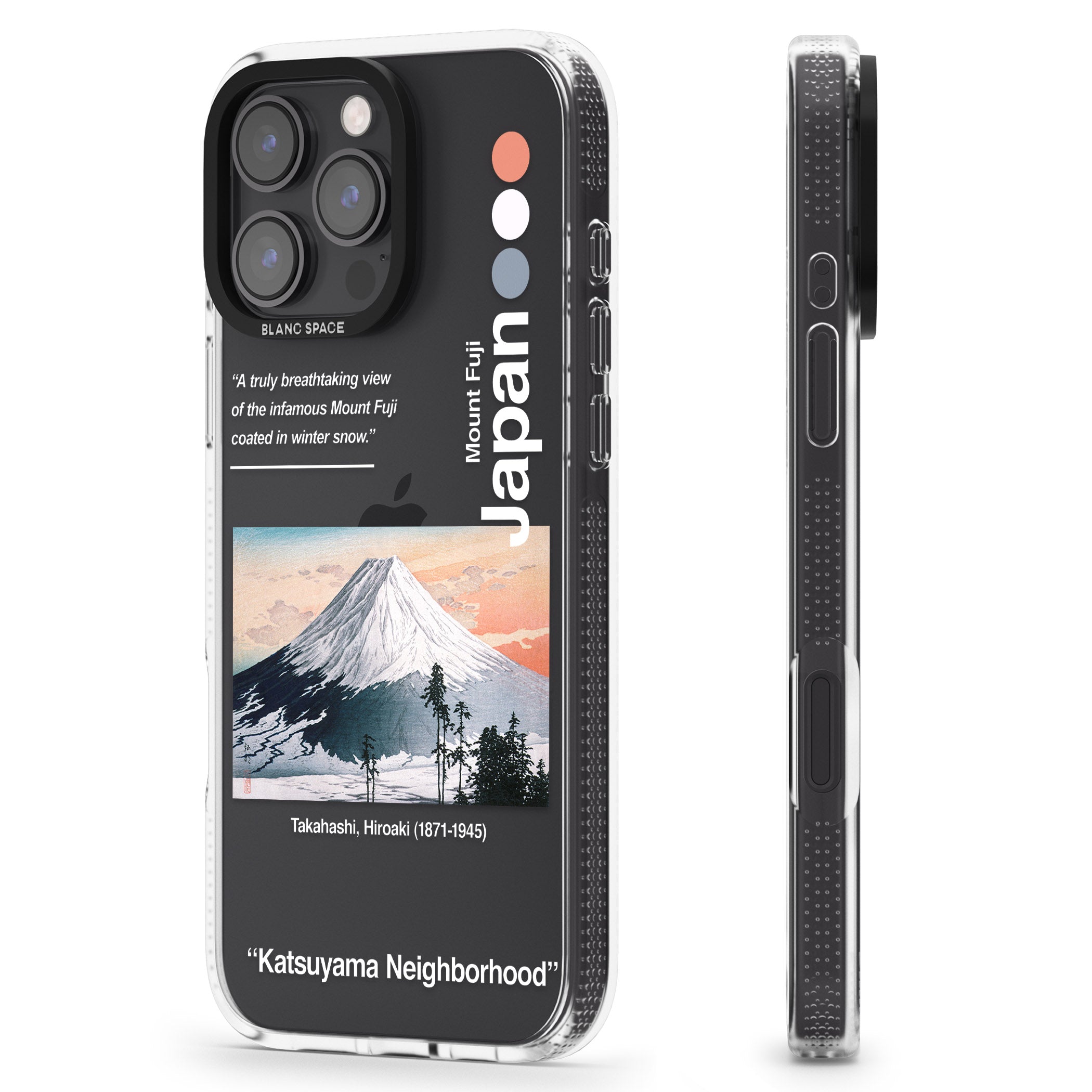 Katsuyama Neighborhood iPhone 16 Pro Max / 16 Pro Clear Case Impact Air - Blanc Space