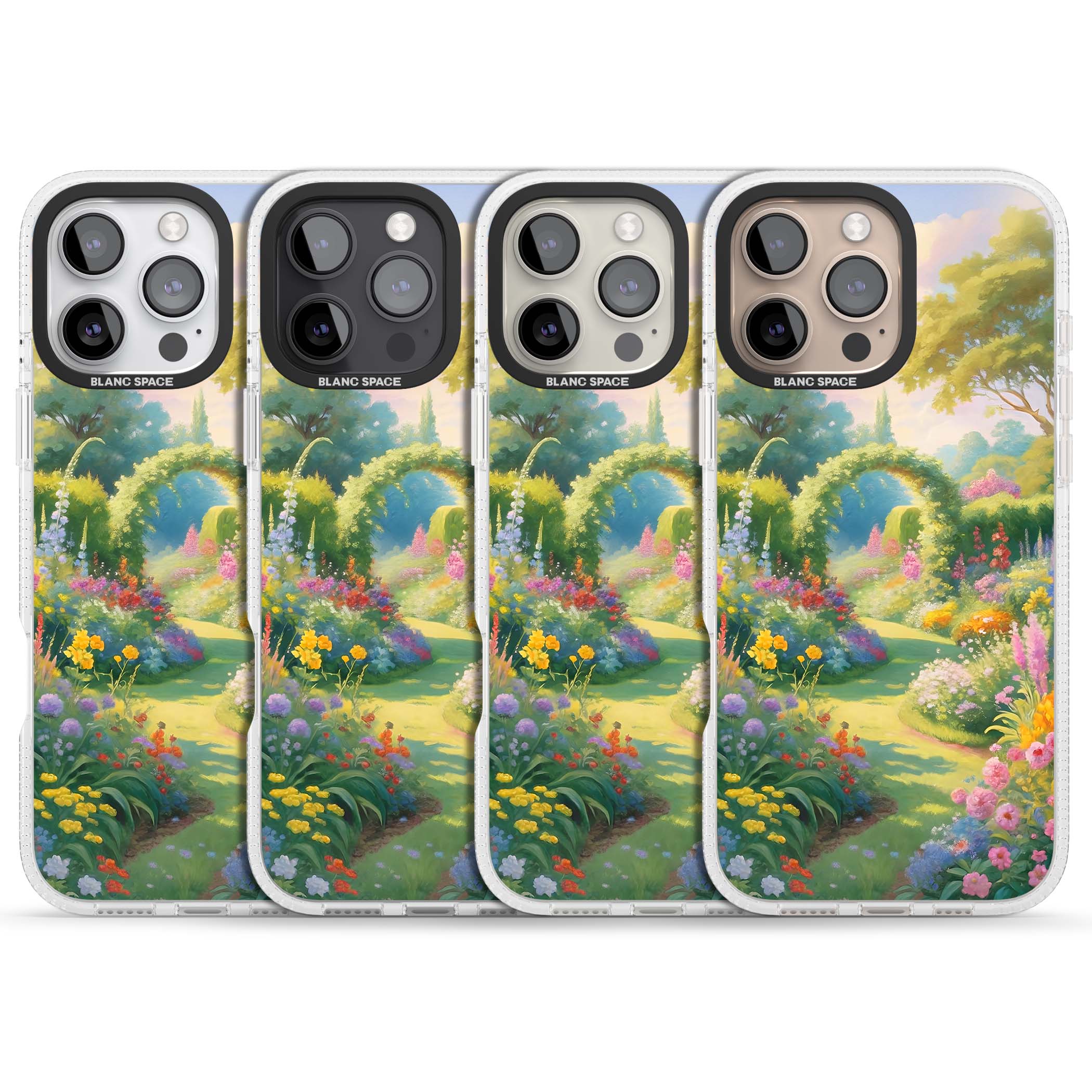 The Painter's Garden floral iPhone case | Clear Case Impact Air case for iPhone 16 Pro, iPhone 16 Pro Max