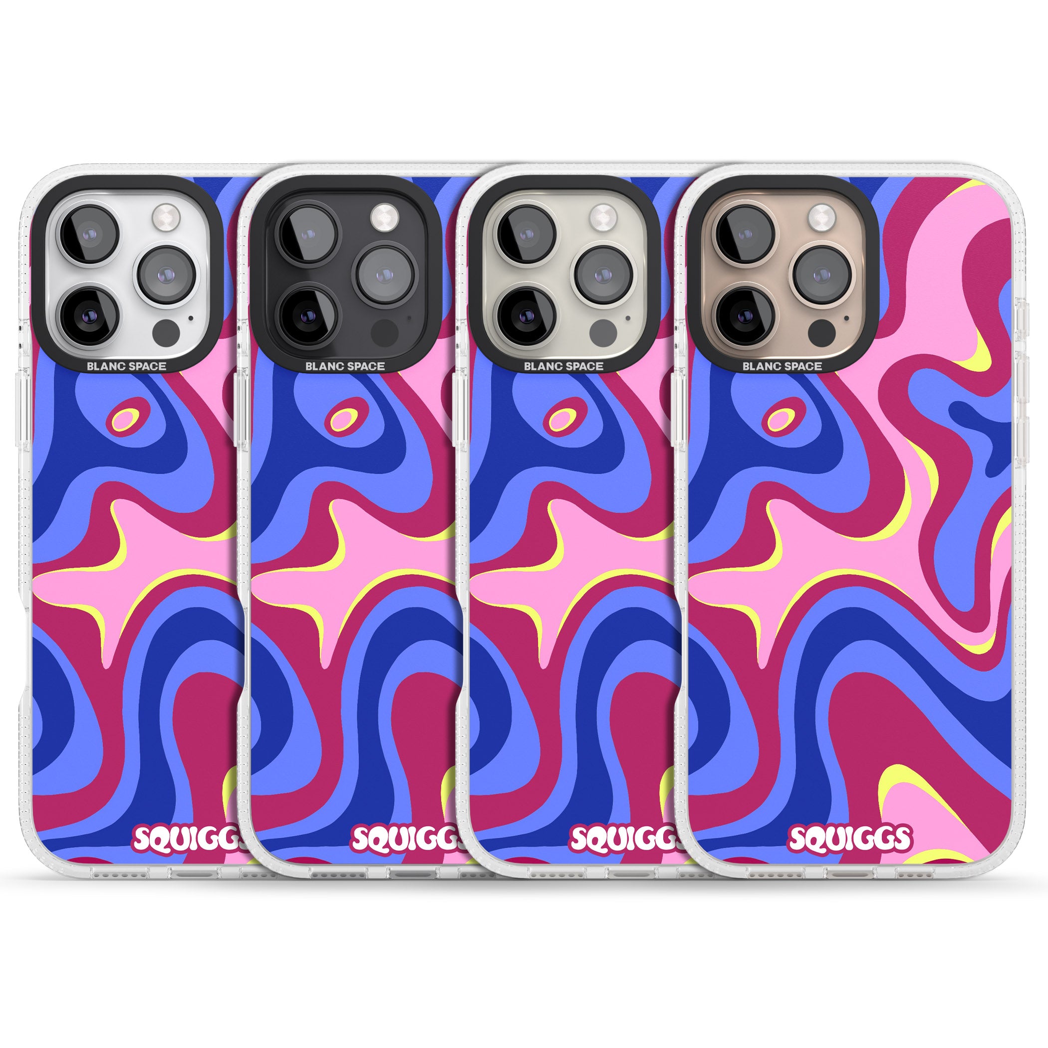 Blue Lava iPhone 16 Pro Max / 16 Pro Clear Case Impact Air - Blanc Space